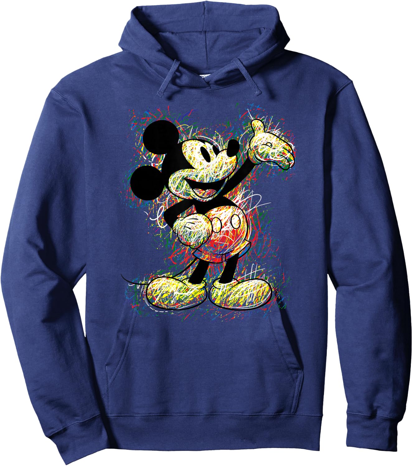 Disney - Mickey Mouse Scribble Hoodie - Hoodie | Navy