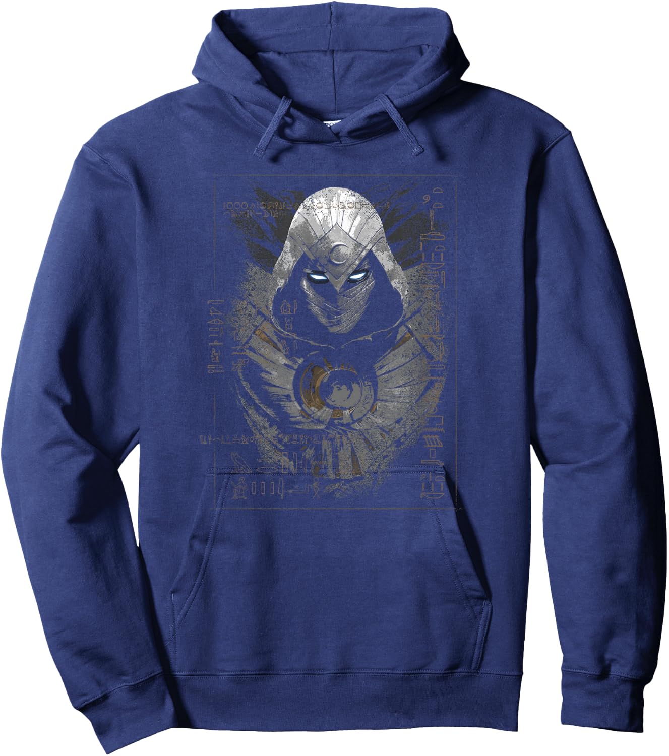 Marvel Moon Knight Ancient Glyphs Small Hoodie - Hoodie | Navy