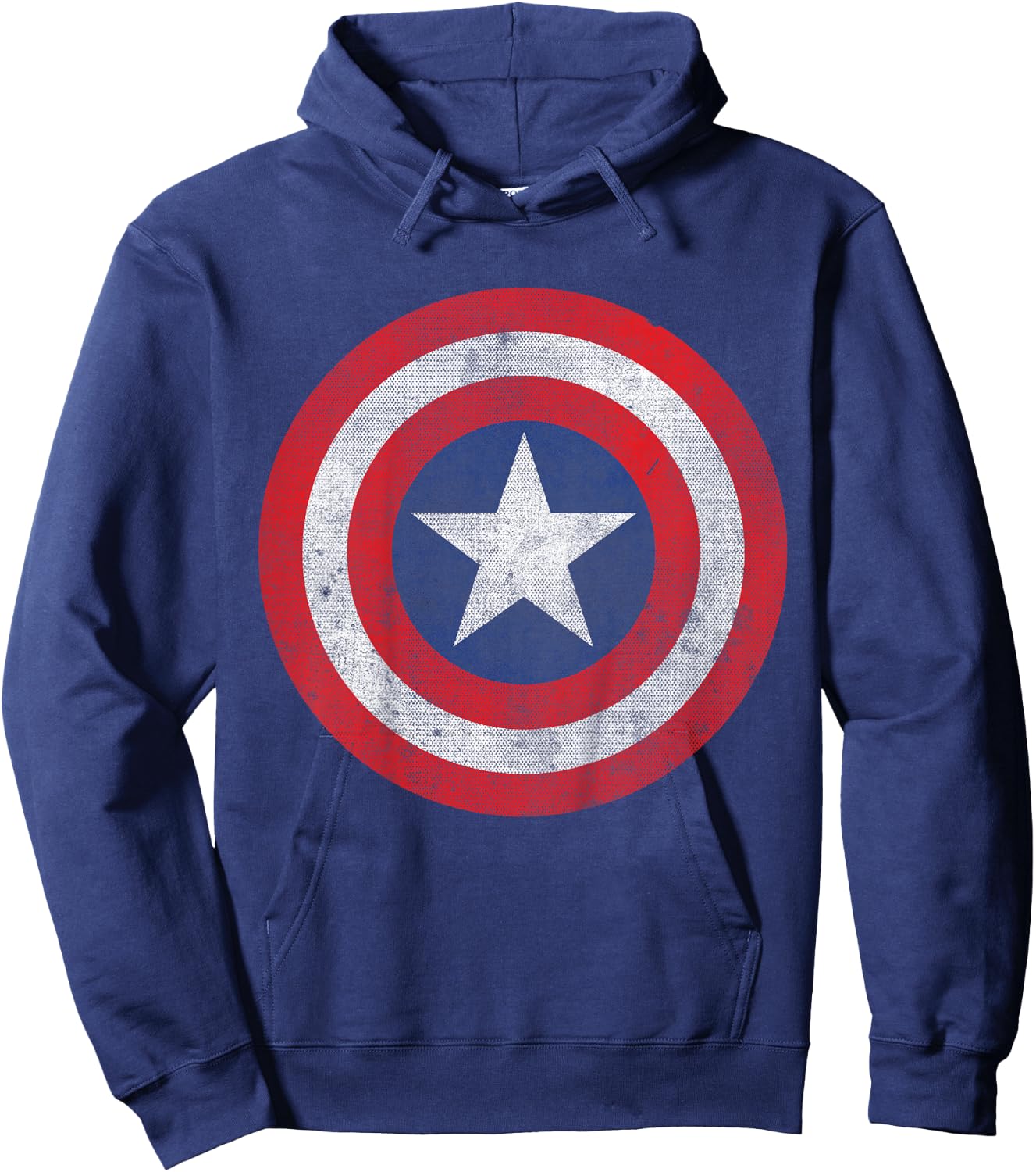 Kids Marvel Captain America Classic Shield Kids Graphic Hoodie - Hoodie | Navy