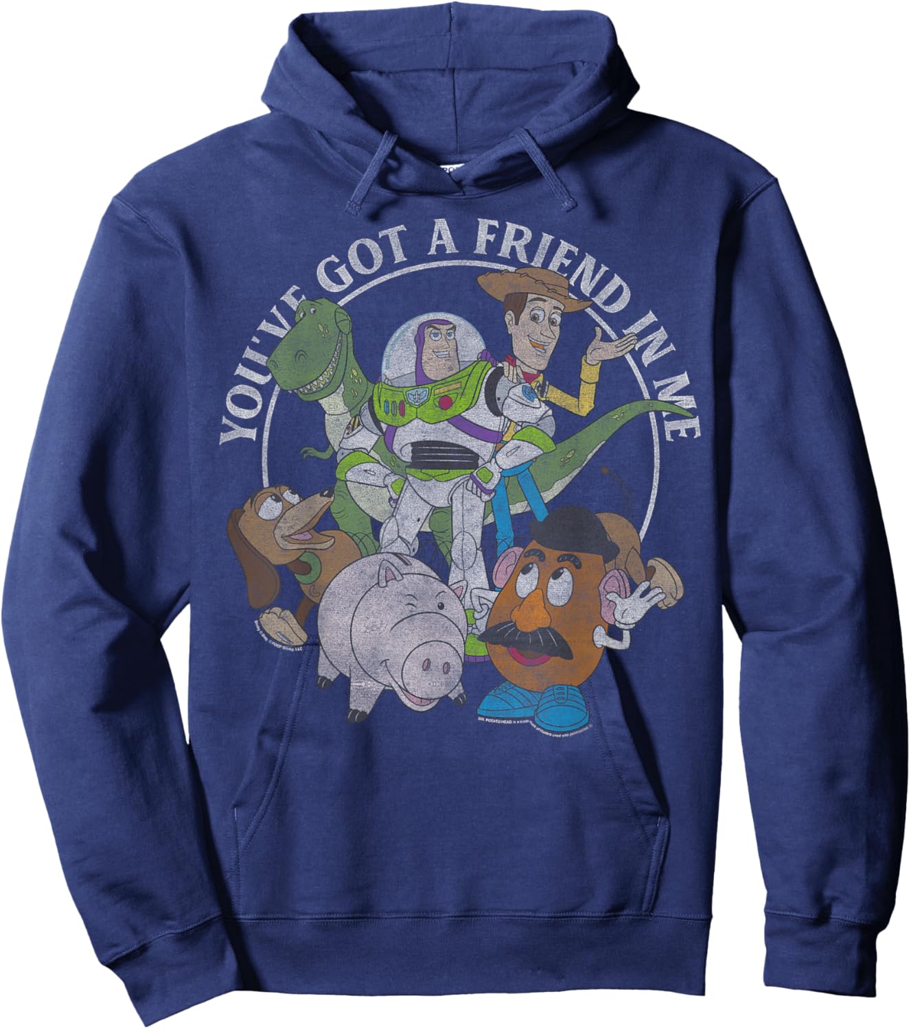 Disney Pixar Toy Story You've Got A Friend in Me Group Shot Hoodie - Hoodie | Navy