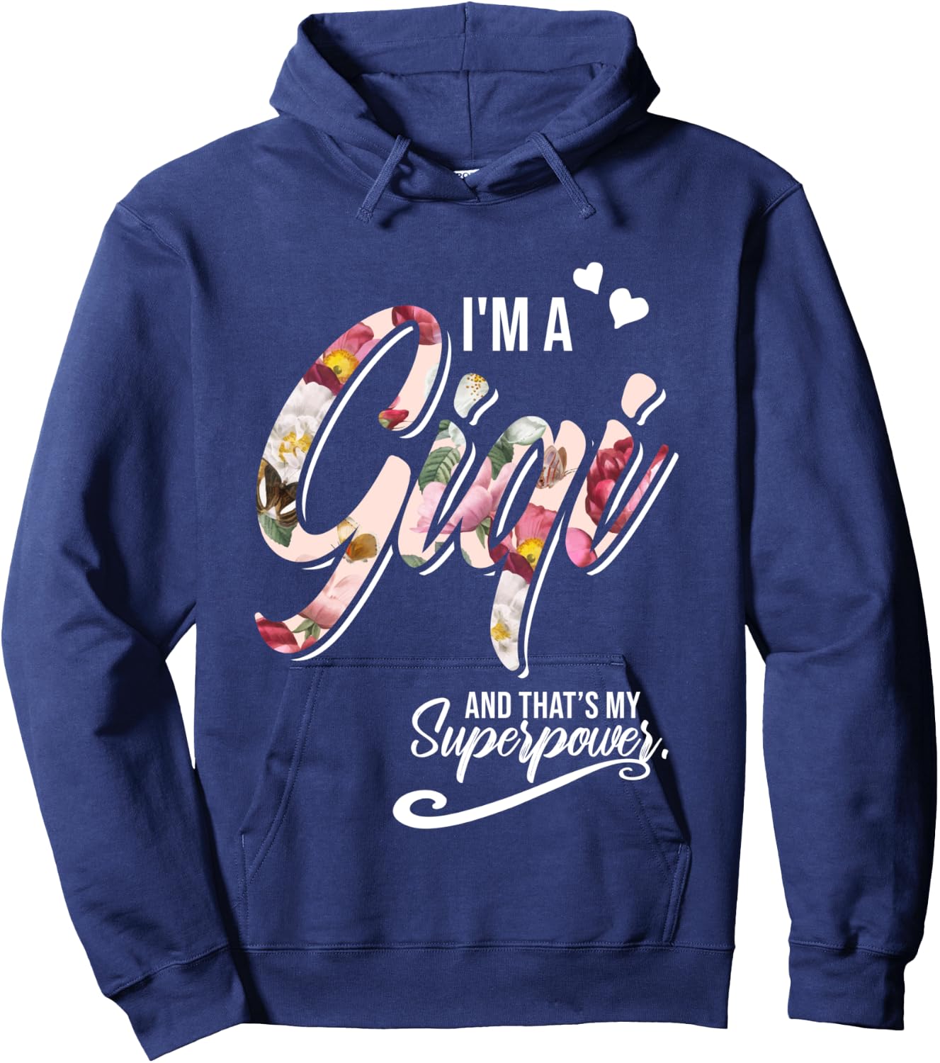 I'm a Gigi and that's my Superpower Christmas Grandma Hoodie - Hoodie | Navy