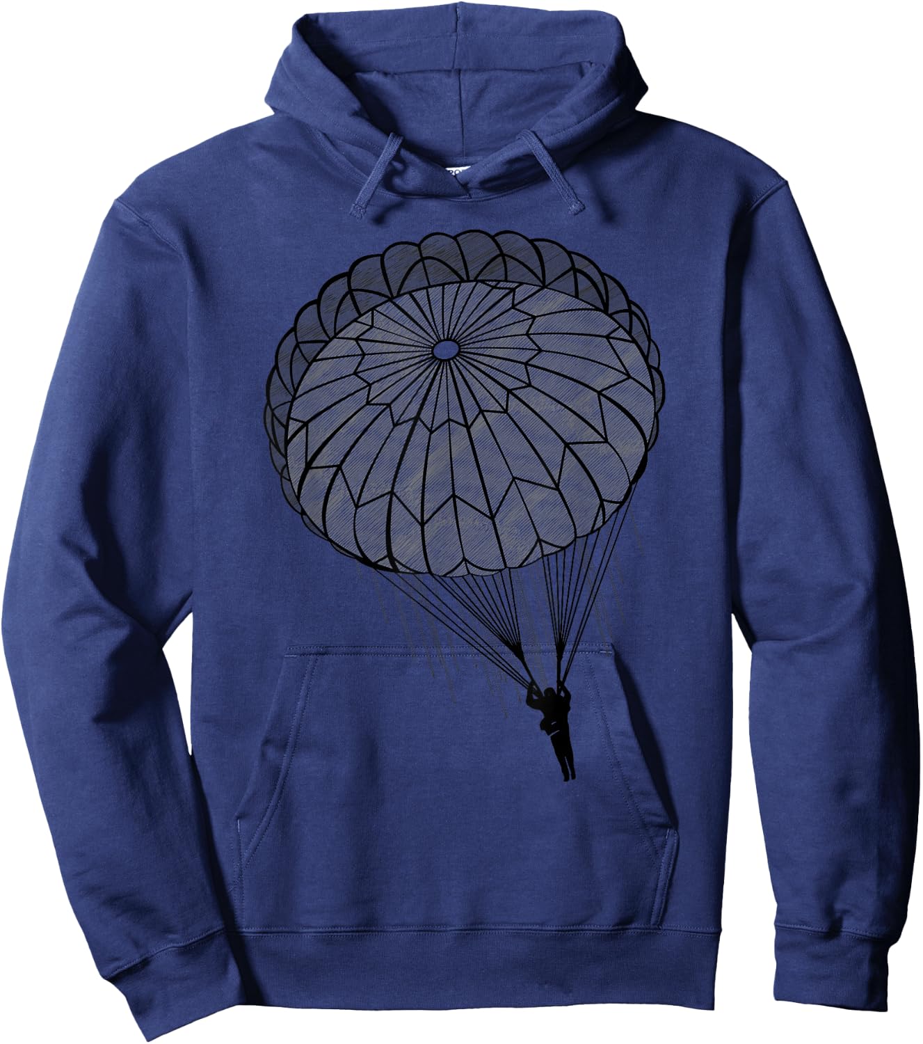 Paratrooper Parachute Jump Army Airborne Hoodie - Hoodie | Navy
