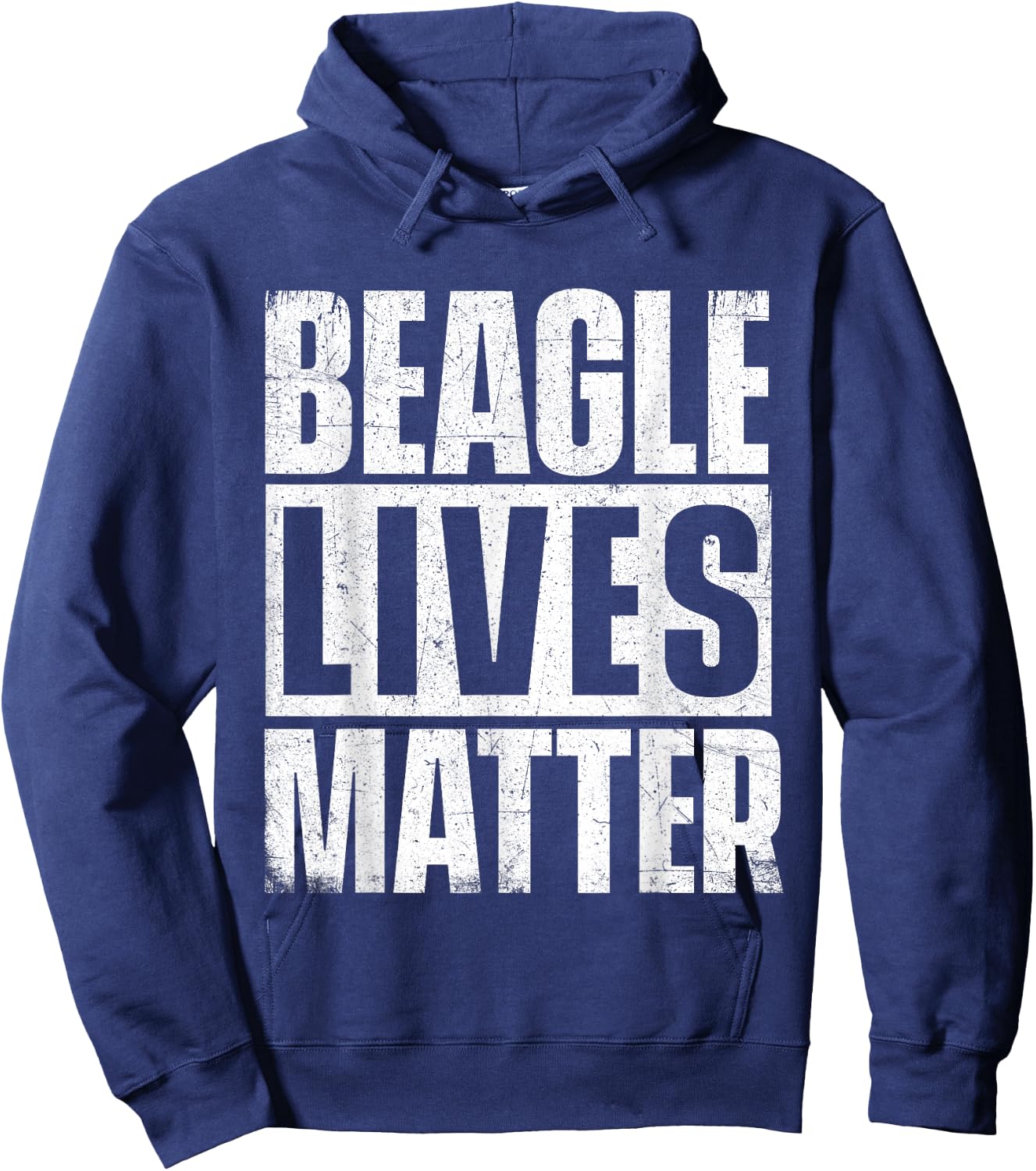 Beagle Lives Matter - Dog Lover Animal Lover Puppy Owner Hoodie - Hoodie | Navy