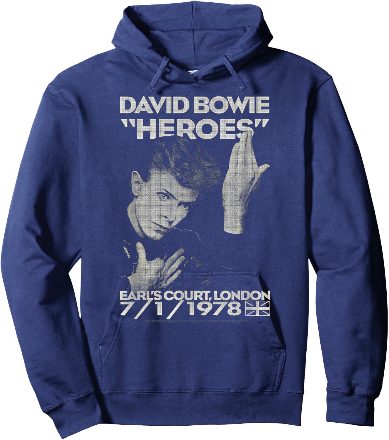 David Bowie - Earl's Court Hoodie - Hoodie | Navy