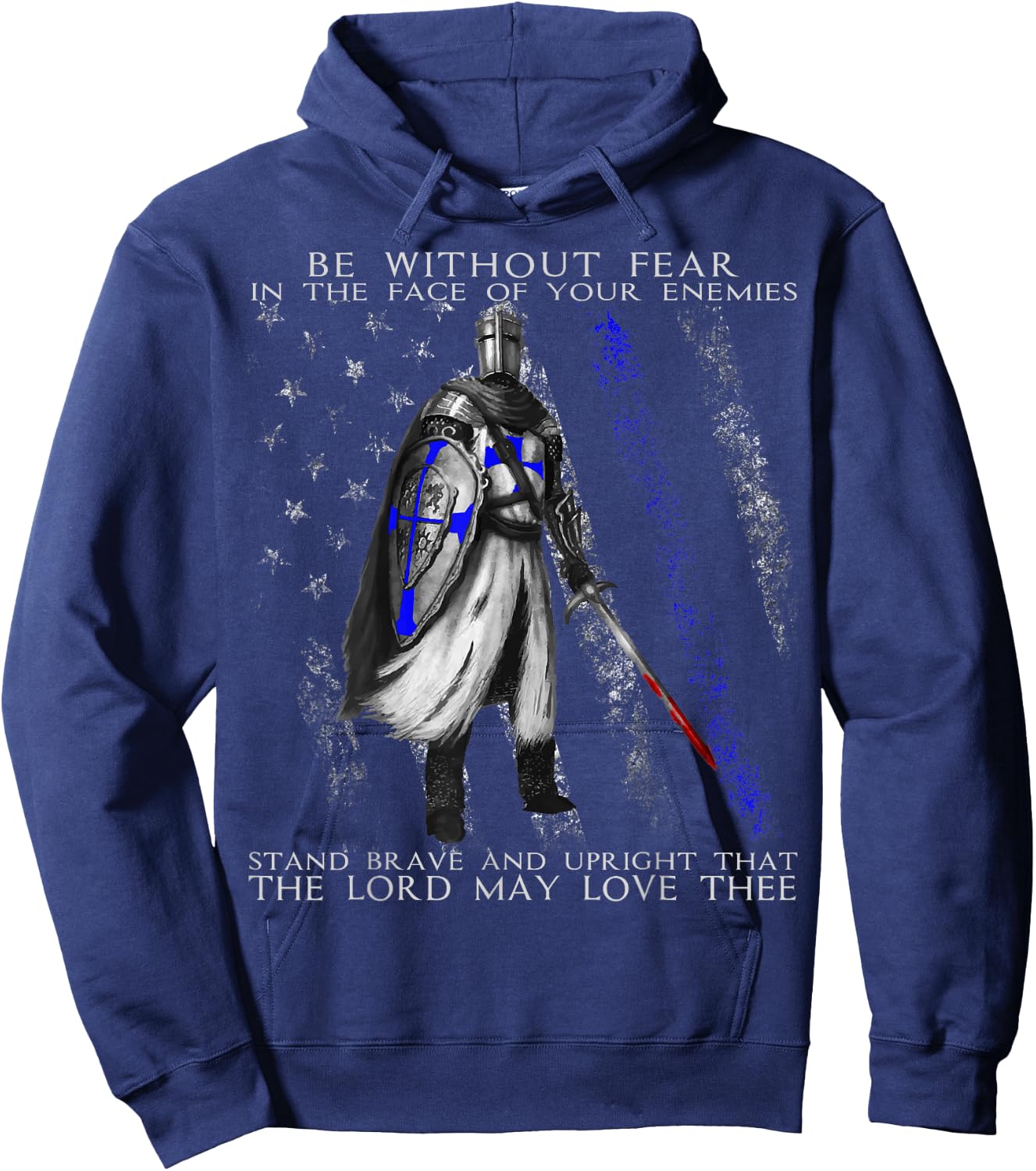 Knight Templar - Be Without Fear - Police Officer Hoodie - Hoodie | Navy