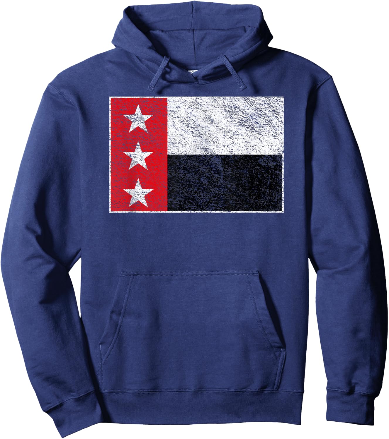 Laredo Texas Flag Hoodie - Hoodie | Navy