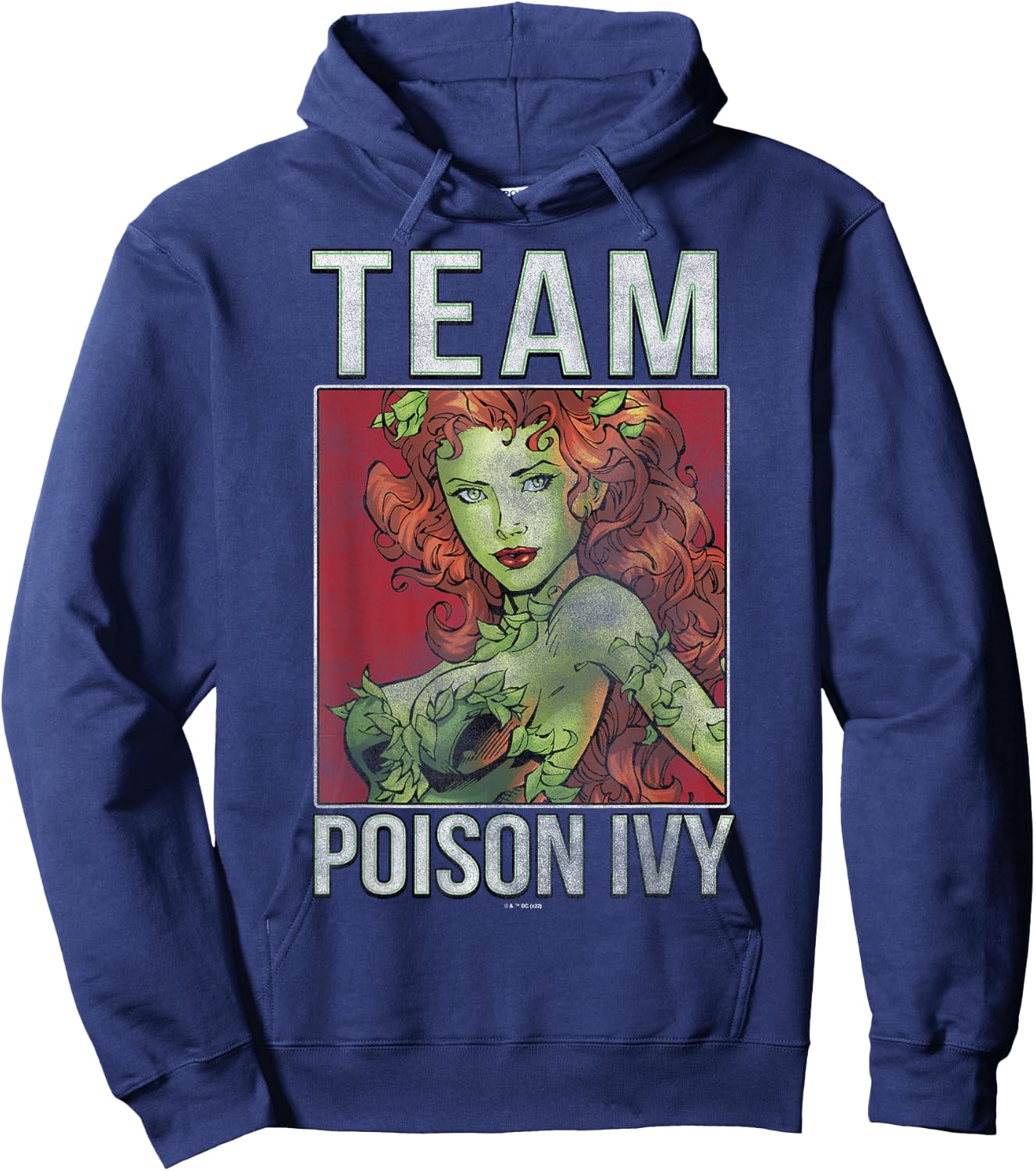 DC Comics Batman Team Poison Ivy Big Face Poster Hoodie - Hoodie | Navy
