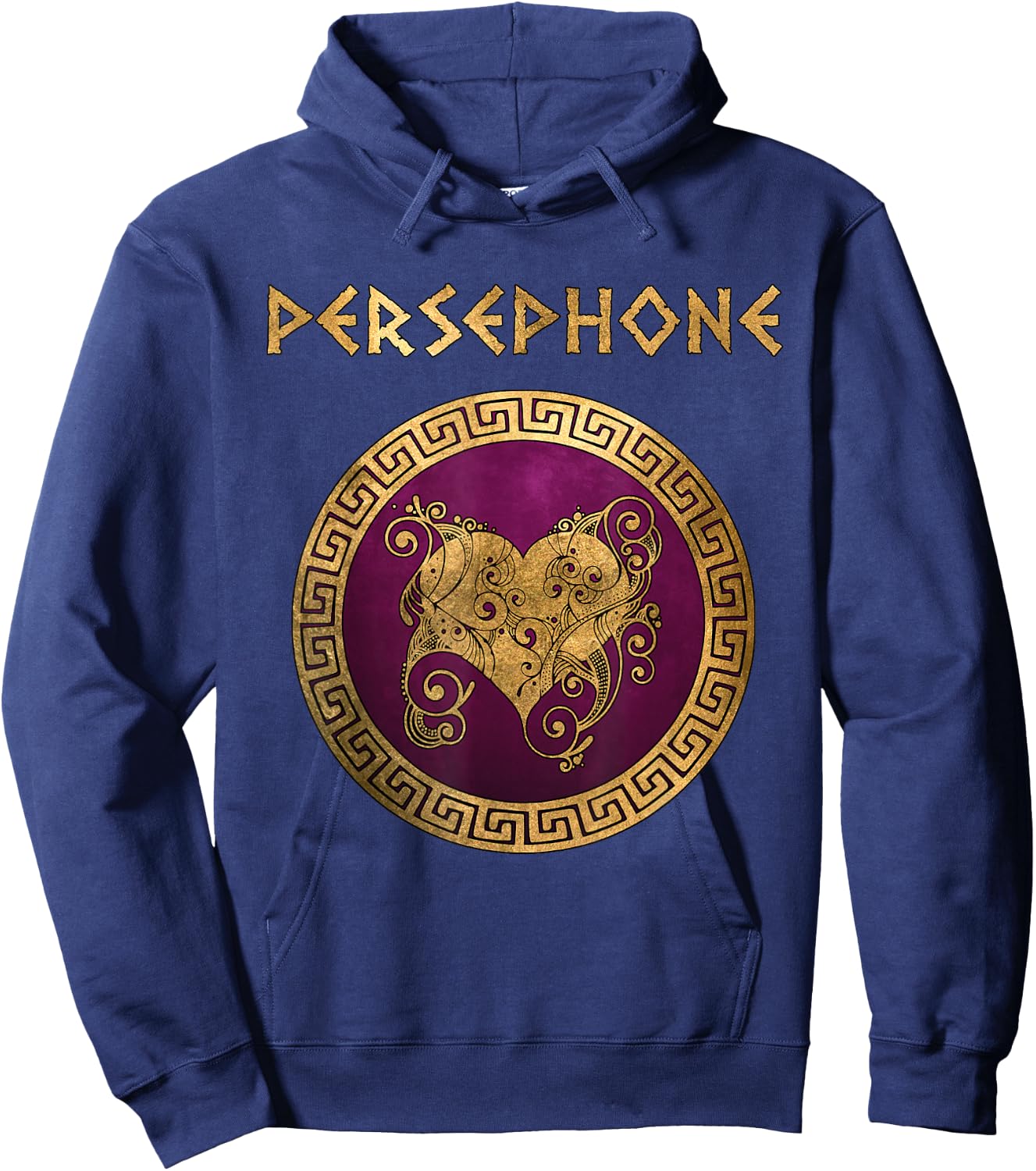 Persephone Ancient Greek Goddess Symbol Hoodie - Hoodie | Navy