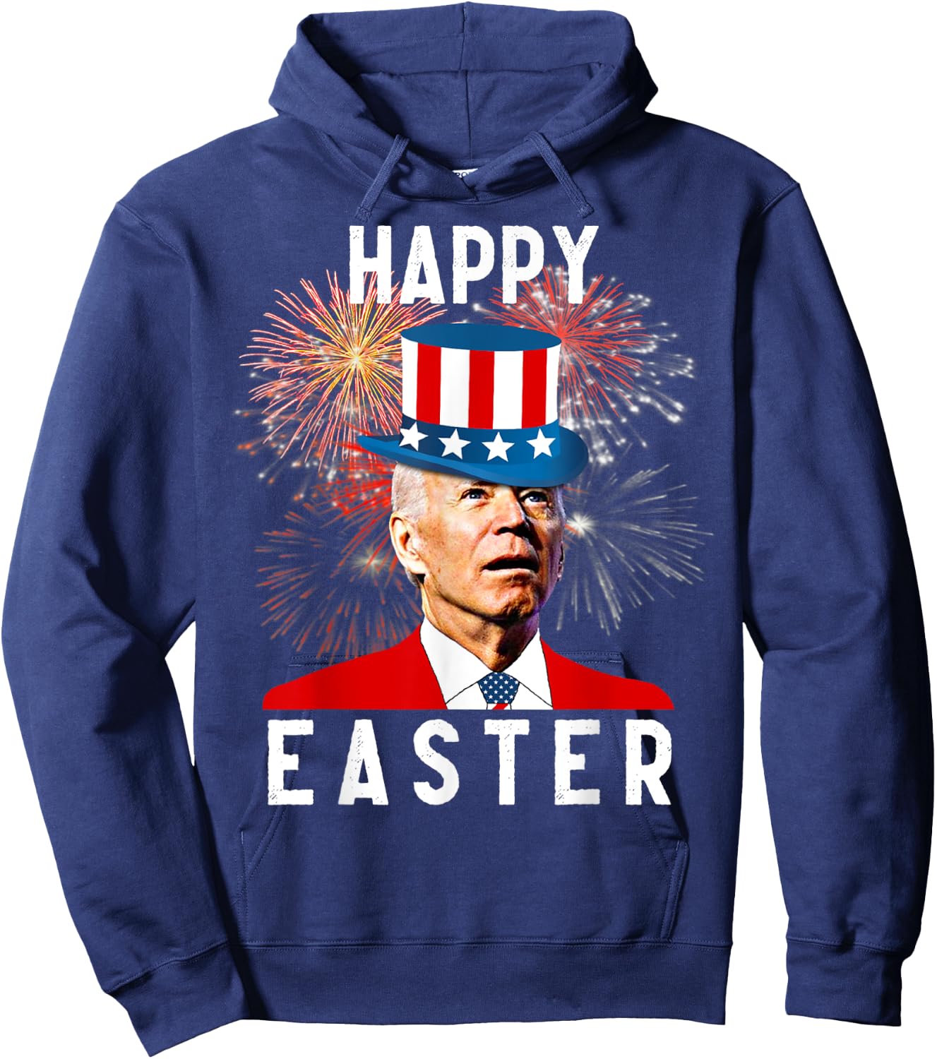 Joe Biden Happy Easter For Funny 4th Of July Men Hoodie - Hoodie | Navy