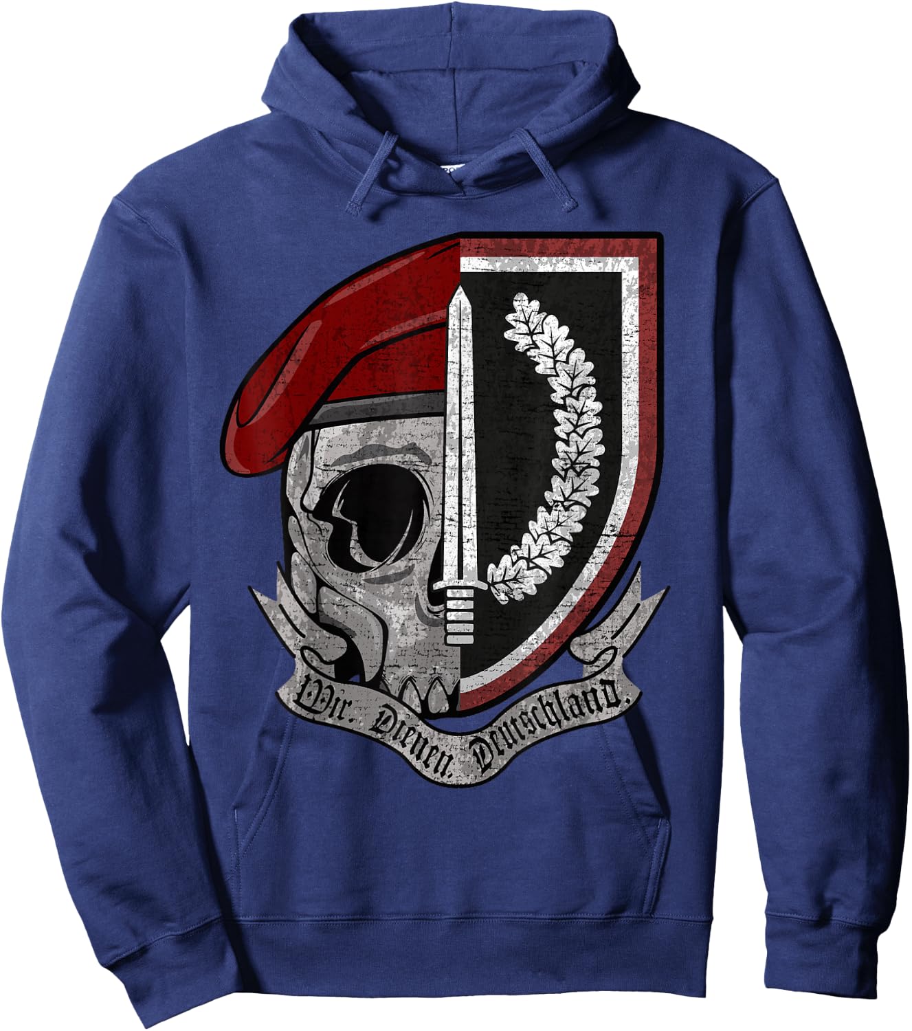 German KSK Special Force Kommando Spezialkräfte Bundeswehr Hoodie - Hoodie | Navy