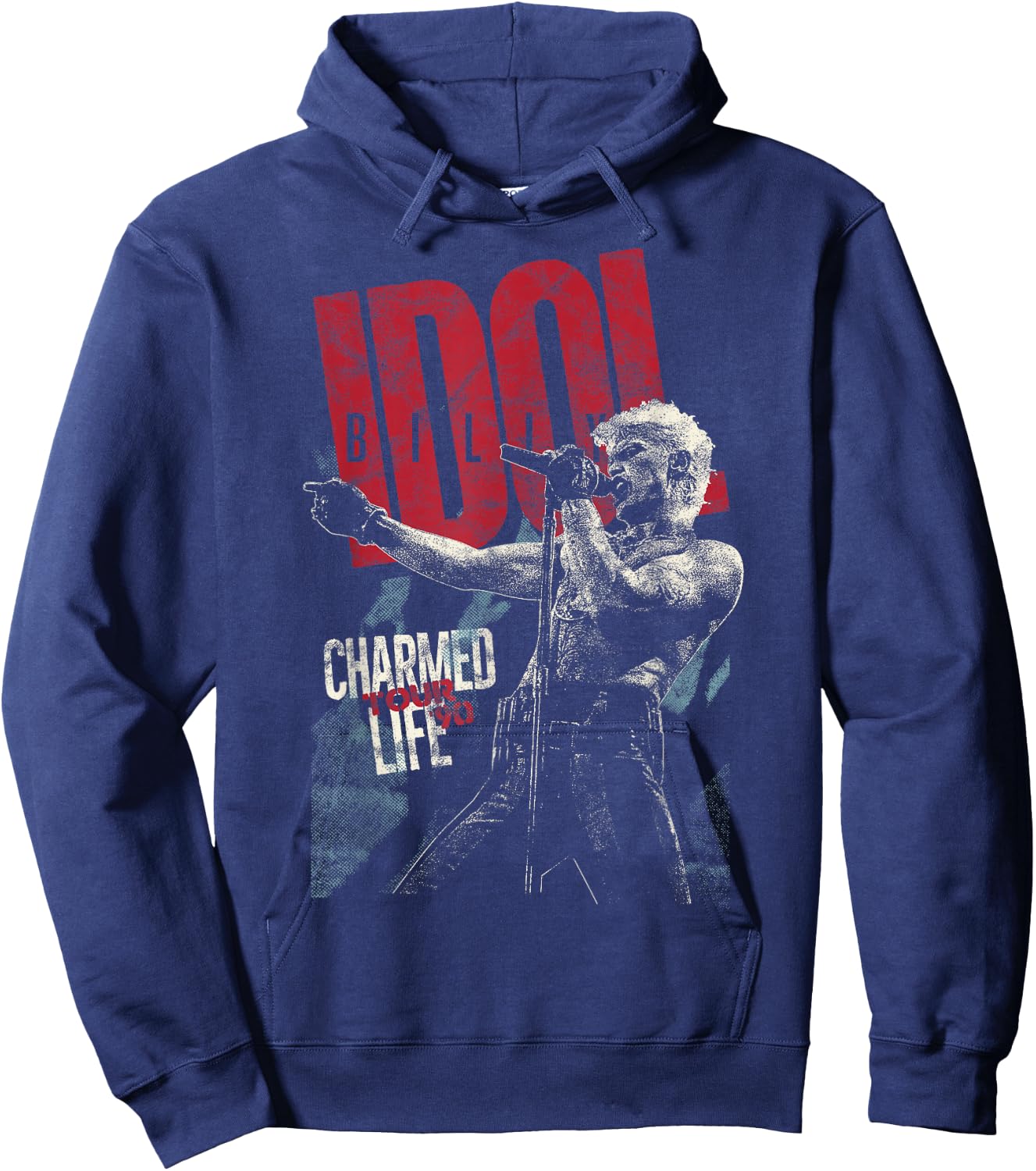 Billy Idol - Charmed Life Hoodie - Hoodie | Navy
