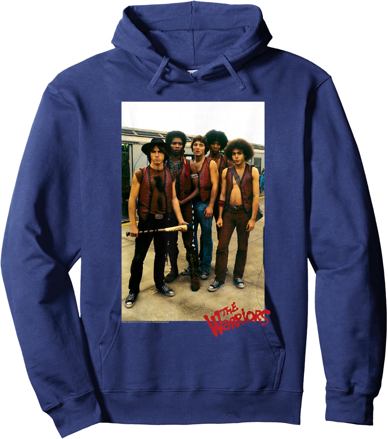 Warriors Old Film Hoodie - Hoodie | Navy