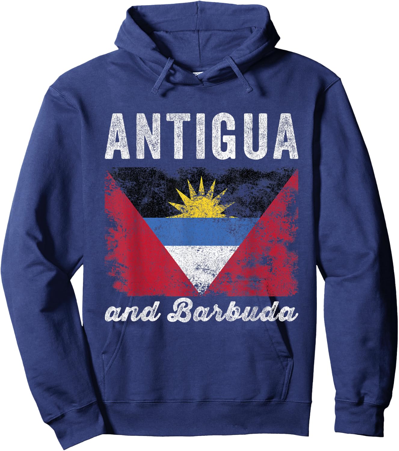 Antigua and barbuda Flag - Men Women Kids - Antiguan Flag Hoodie - Hoodie | Navy