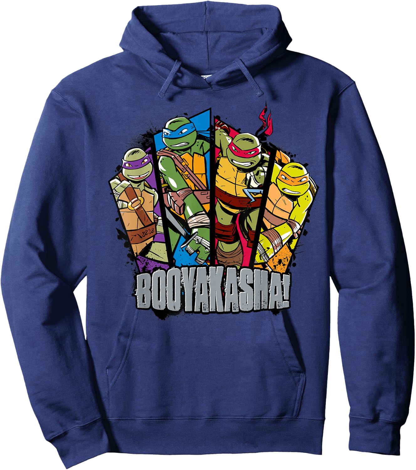 Teenage Mutant Ninja Turtles Booyakasha! Group Hoodie - Hoodie | Navy