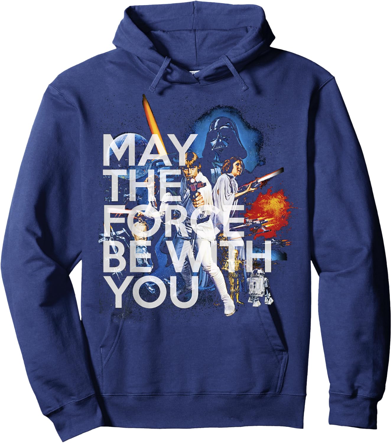 Star Wars May The Force Be With You Hoodie - Hoodie | Navy