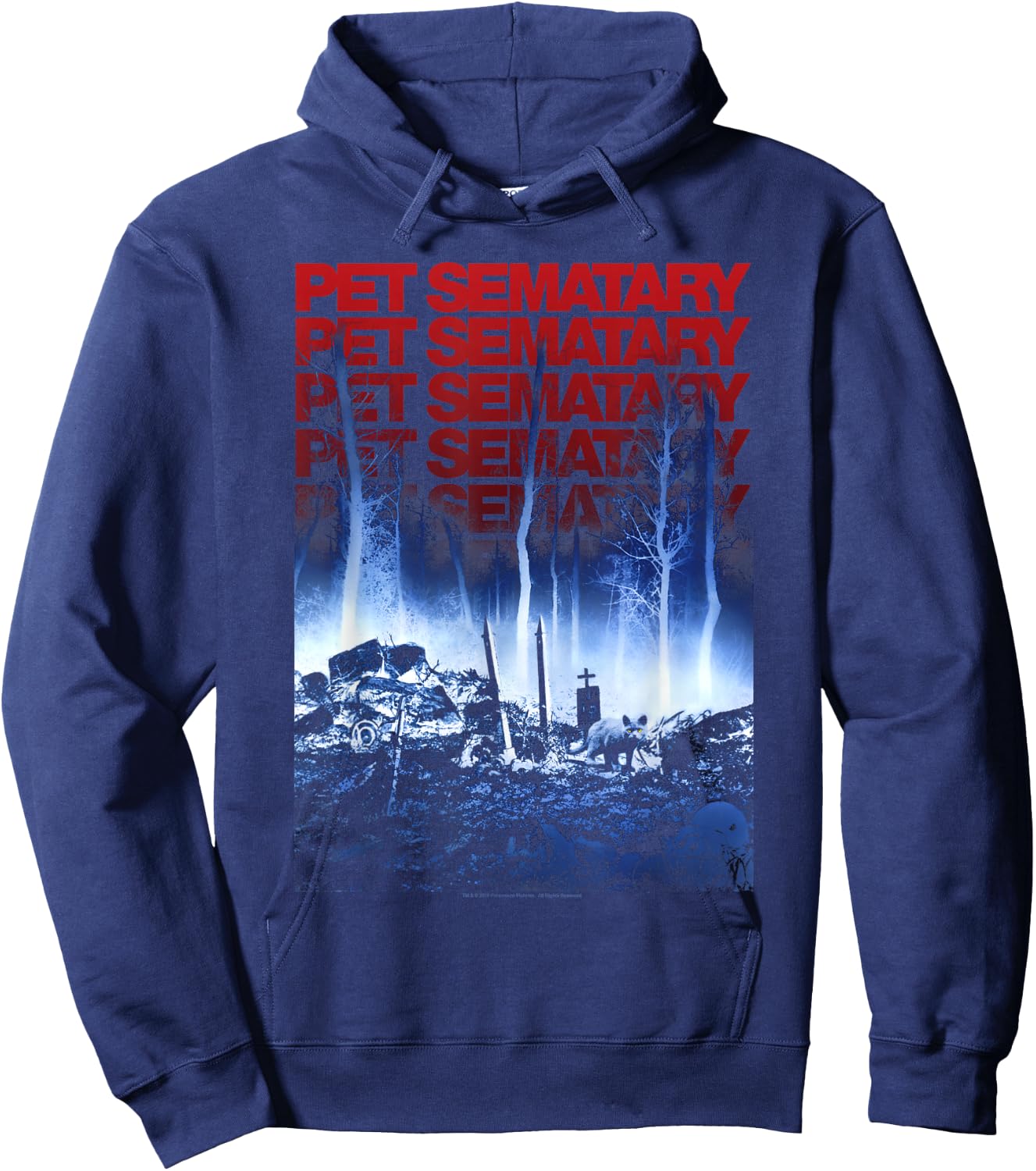 Pet Semetary Color Poster Hoodie - Hoodie | Navy