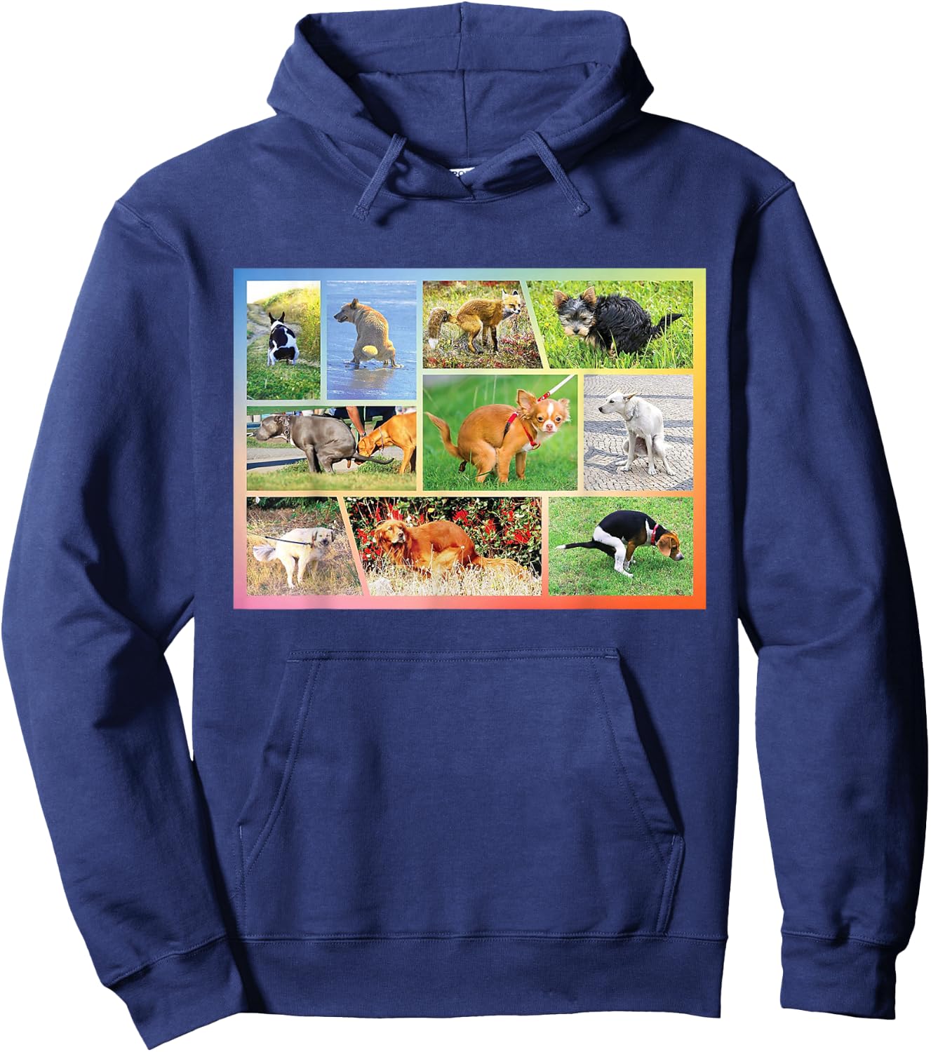 Fun Pooping Chihuahua Pet Owner Humor Dog Lover Hoodie - Hoodie | Navy