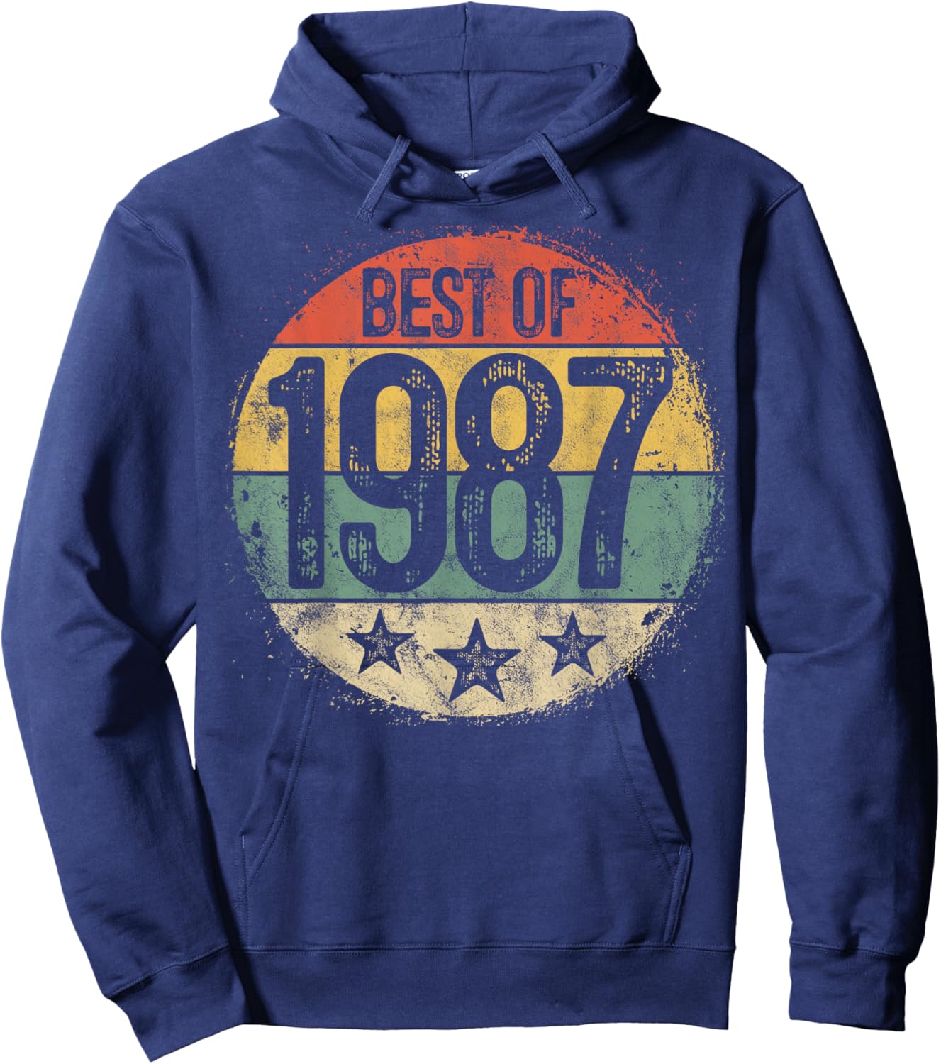 Best of 1987 38th Birthday Gifts Women 38 Year Old Hoodie - Hoodie | Navy