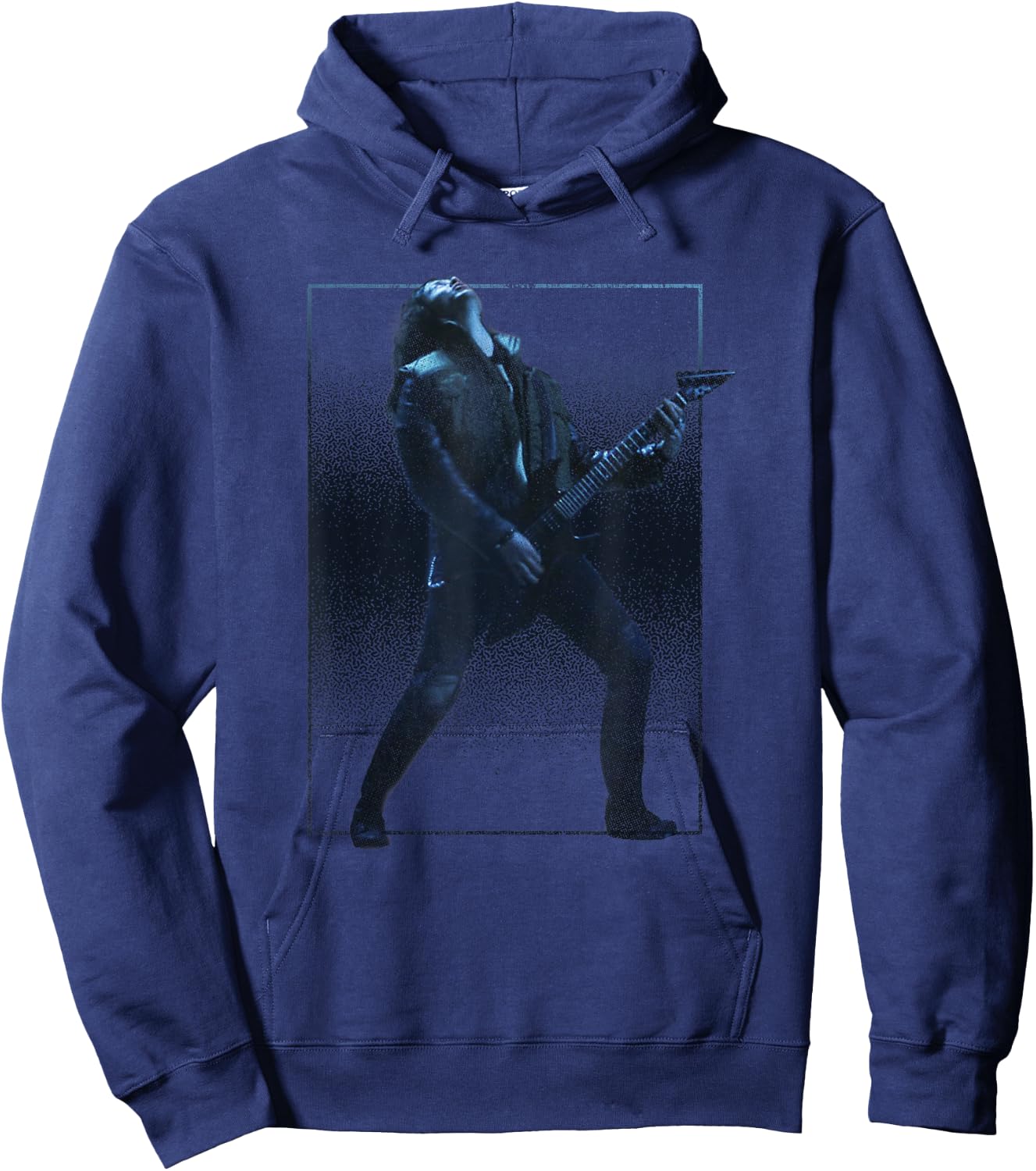 Stranger Things 4 Eddie Munson Most Metal Guitar Solo Hoodie - Hoodie | Navy