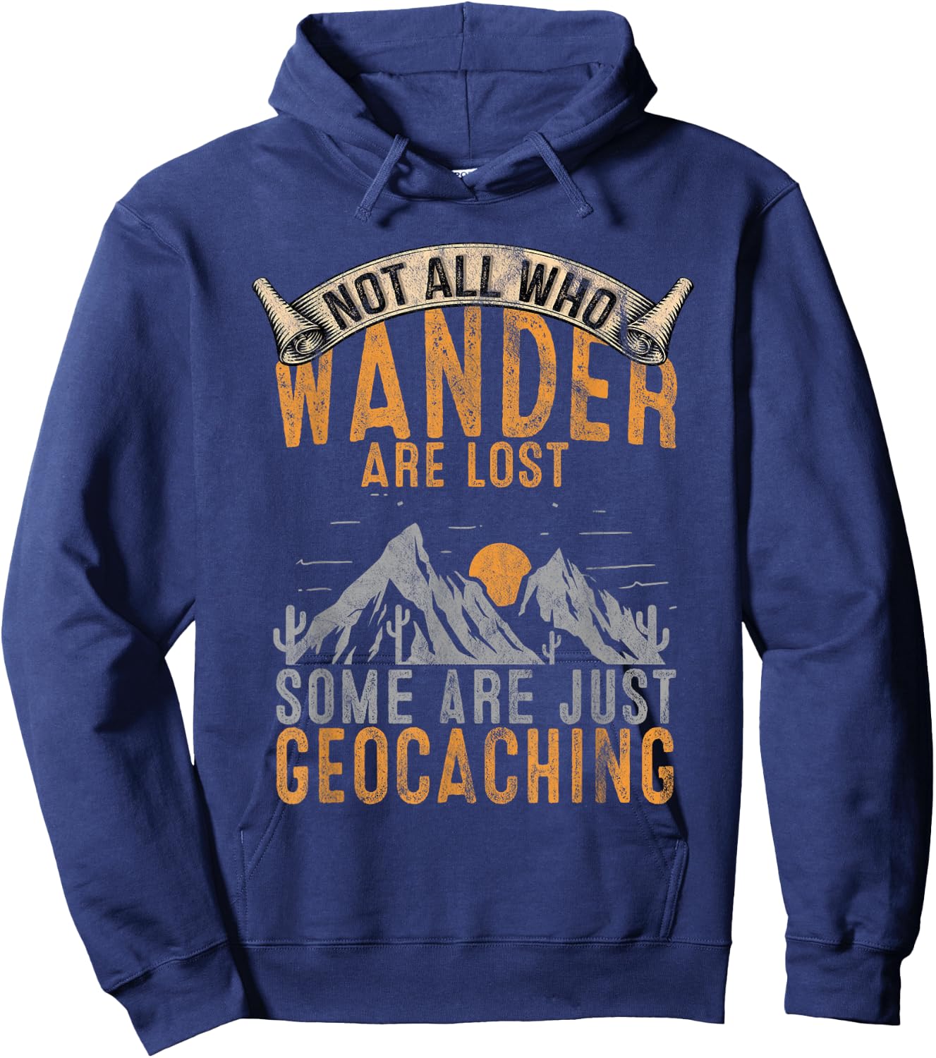 Geocache Gift Treasure Hunt Hoodie - Hoodie | Navy