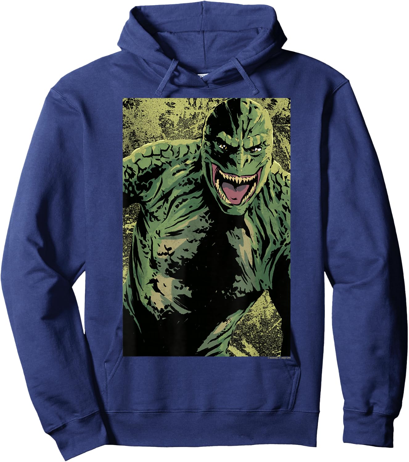 Marvel Spider-Man No Way Home Lizard Stylized Portrait Hoodie - Hoodie | Navy