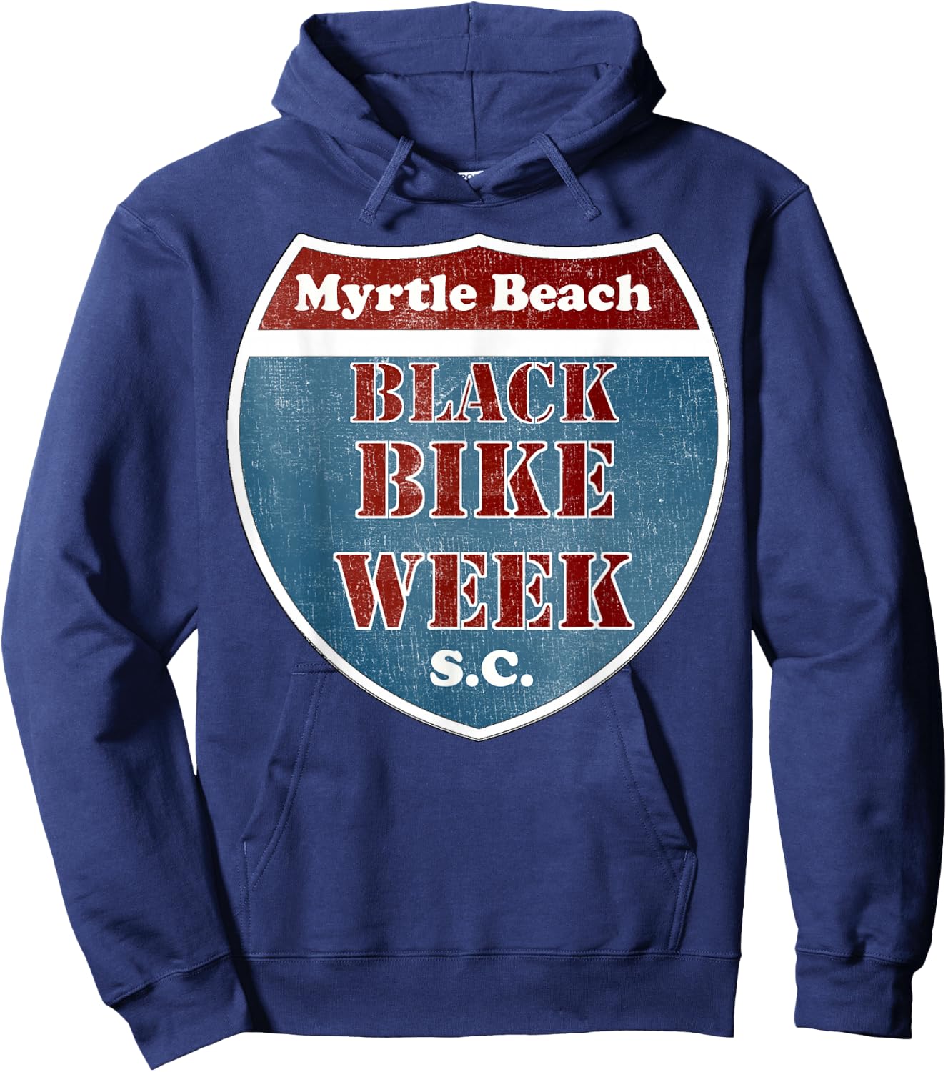 Official Black Bike Week Hoodie - Hoodie | Navy