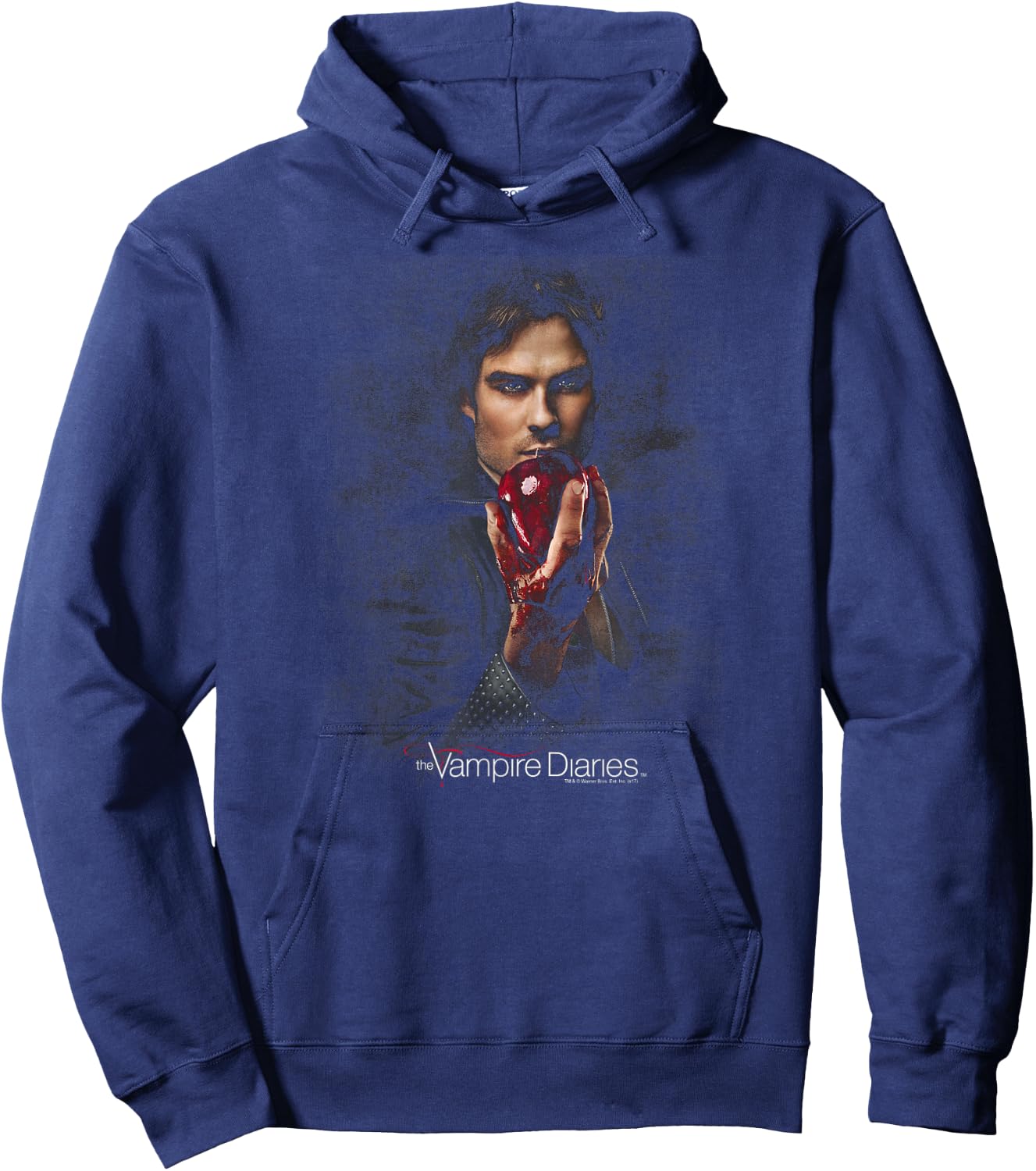 Vampire Diaries Damon Fruit Small Hoodie - Hoodie | Navy