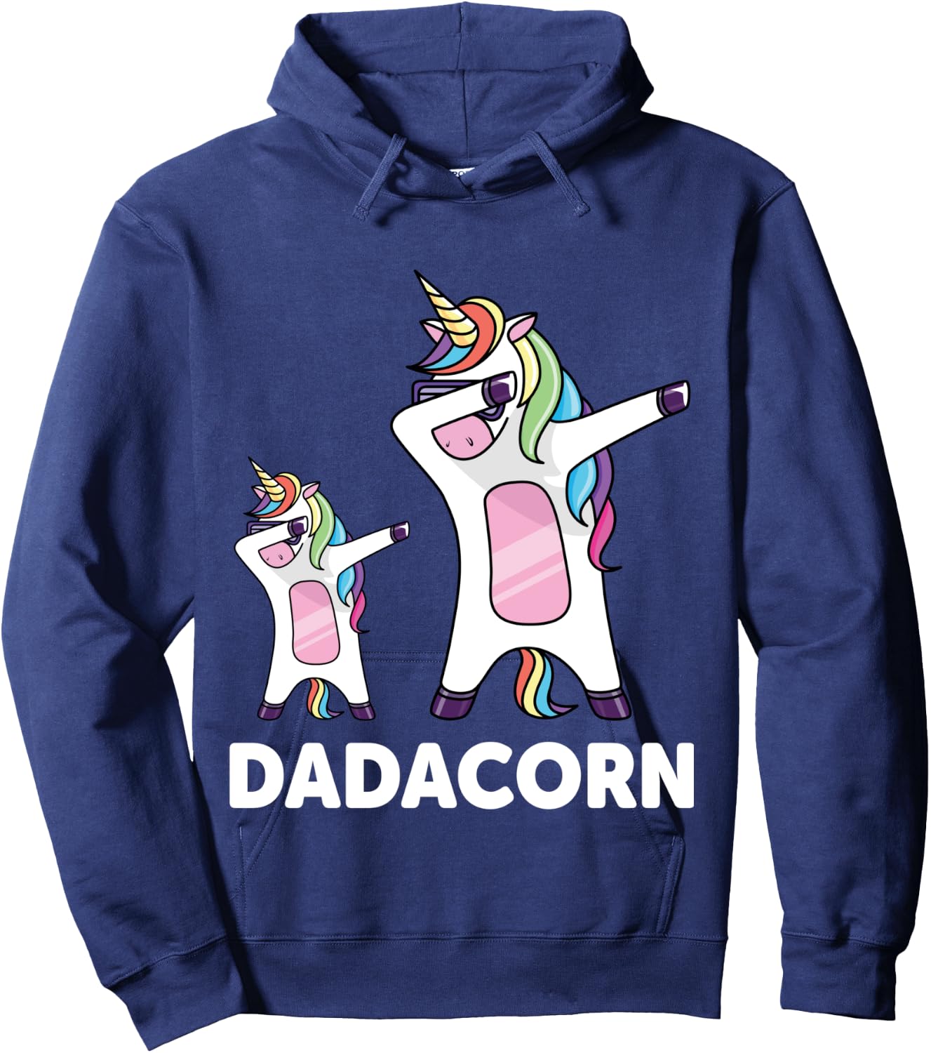 Dadacorn Dabbing Unicorn Hoodie - Hoodie | Navy