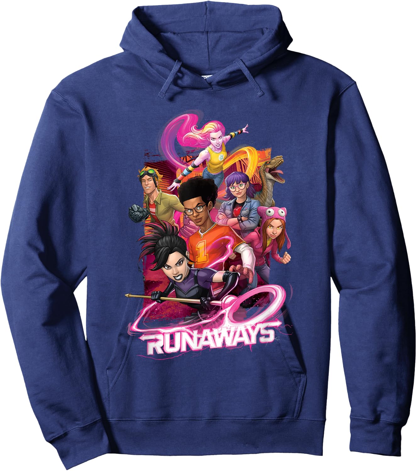 Marvel Meet the Runaways Hoodie - Hoodie | Navy