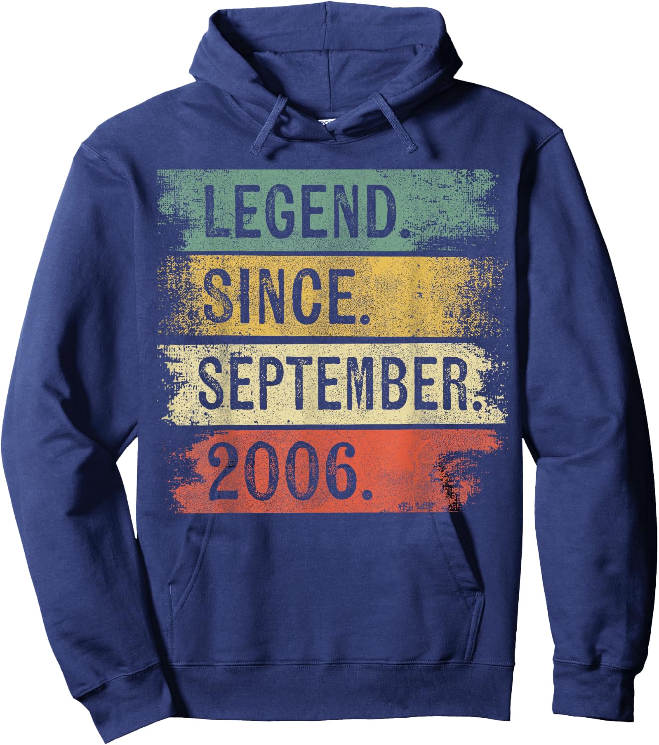 Legend Since September 2006 Birthday Hoodie - Hoodie | Navy