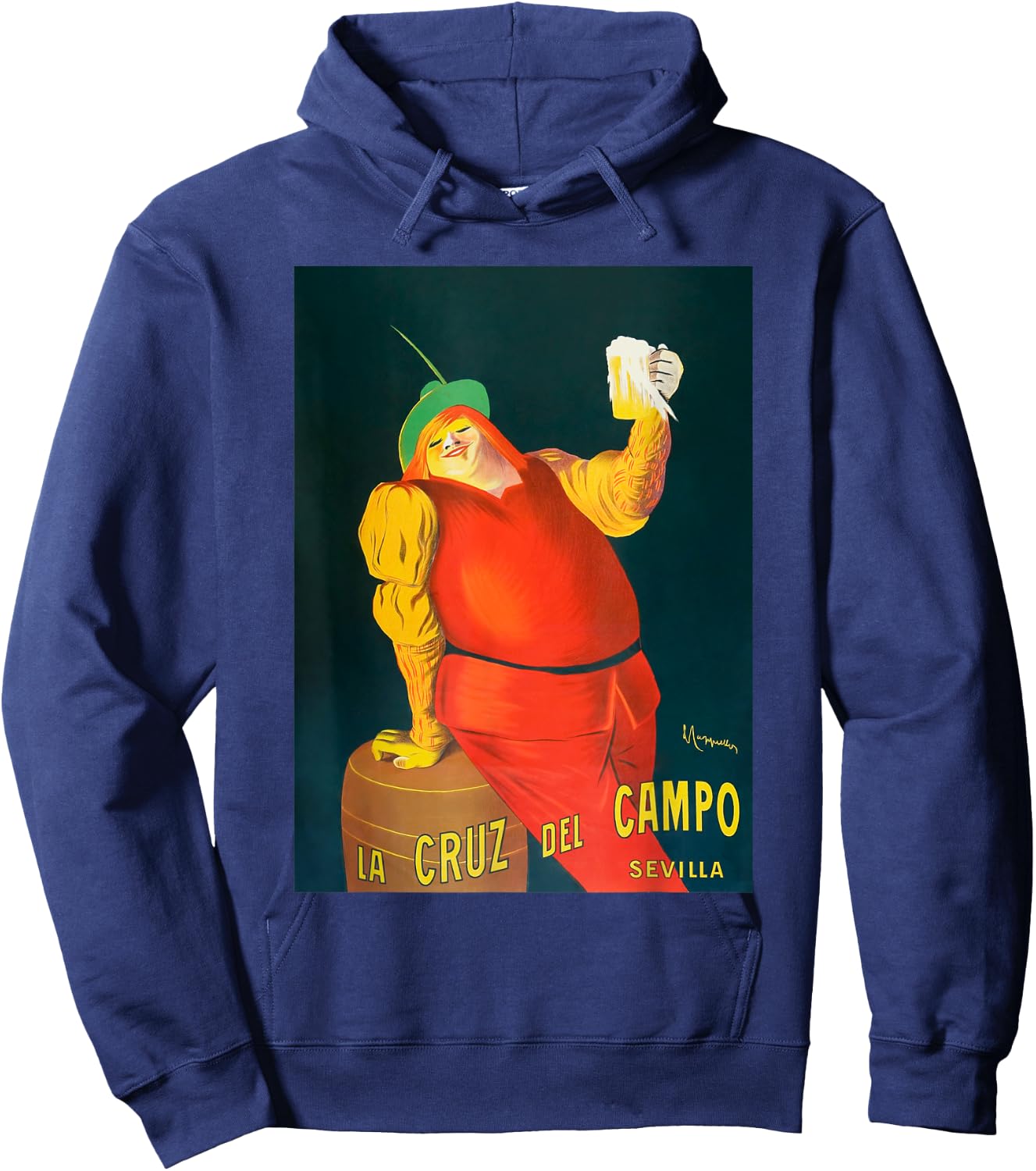 La Cruz del Campo beers 1906 Sevilla Beer Drinker Hoodie - Hoodie | Navy