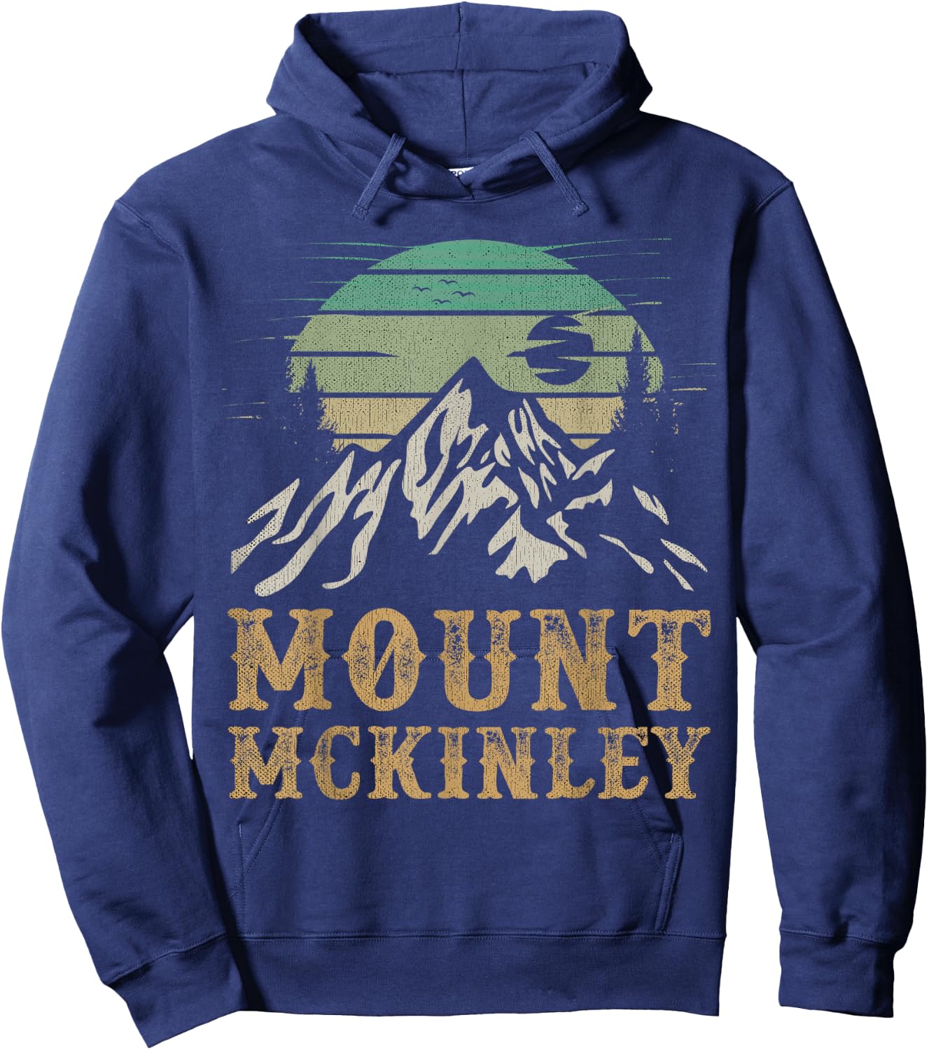 Mt. McKinley National Park Merch Hiking Mount Mc Kinley Hoodie - Hoodie | Navy