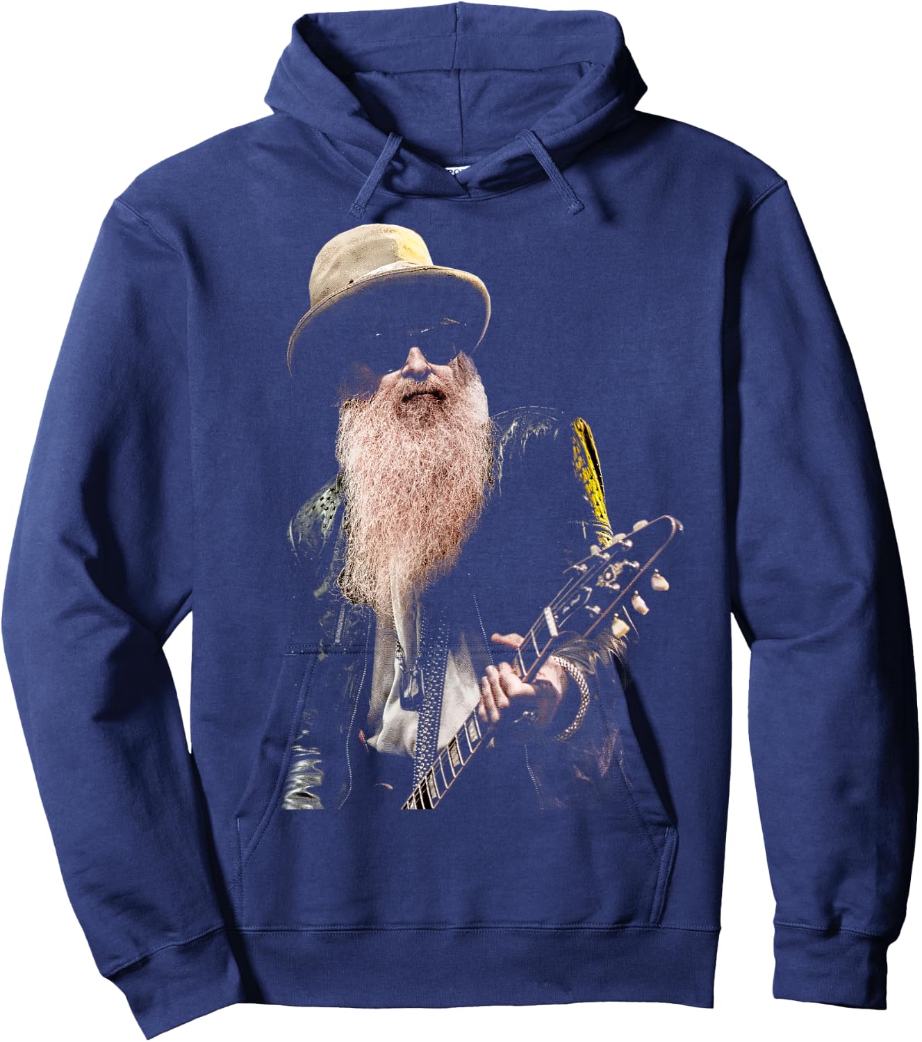 Official Billy F Gibbons of ZZ Top Live VI Hoodie - Hoodie | Navy