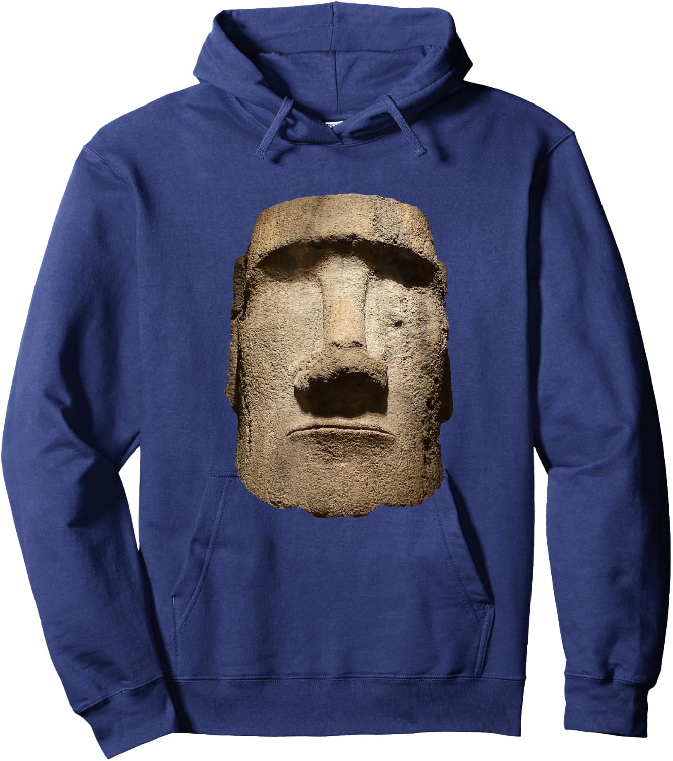 Easter Island Moai Statue Monolith World Mystery Hoodie - Hoodie | Navy