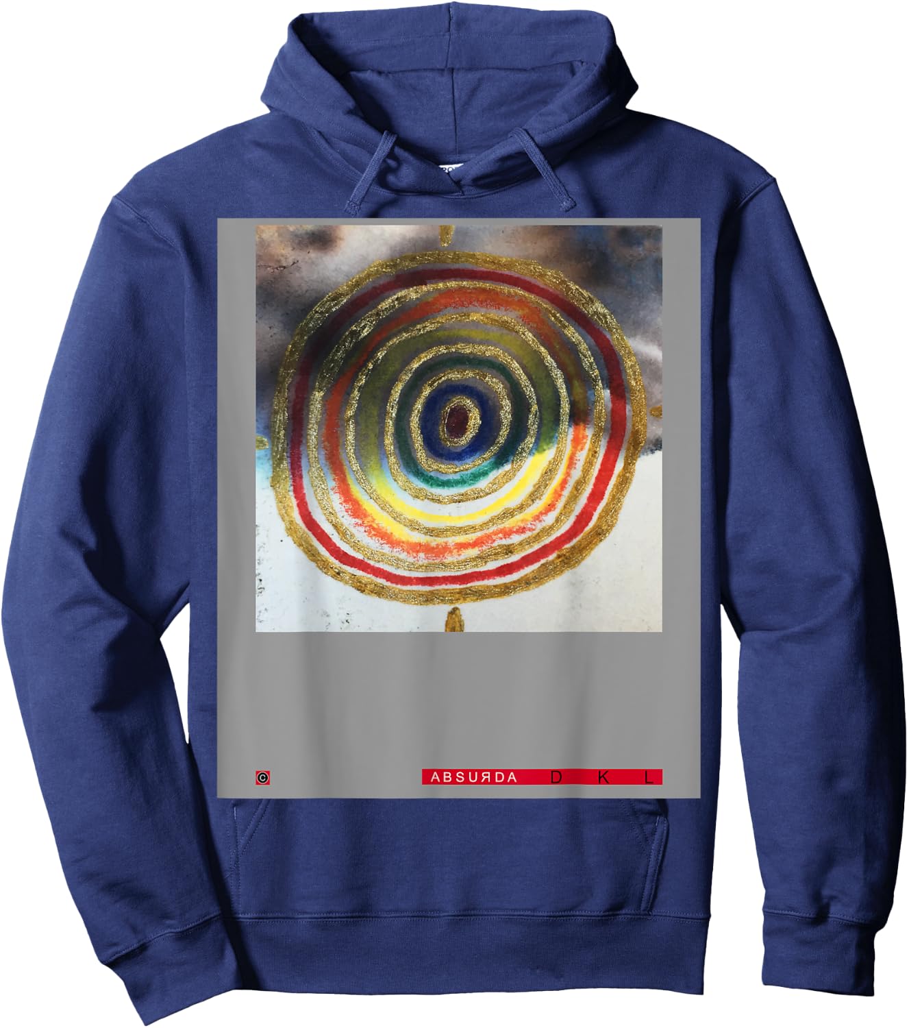 Studio: David Lynch Rainbow Wheel Hoodie - Hoodie | Navy