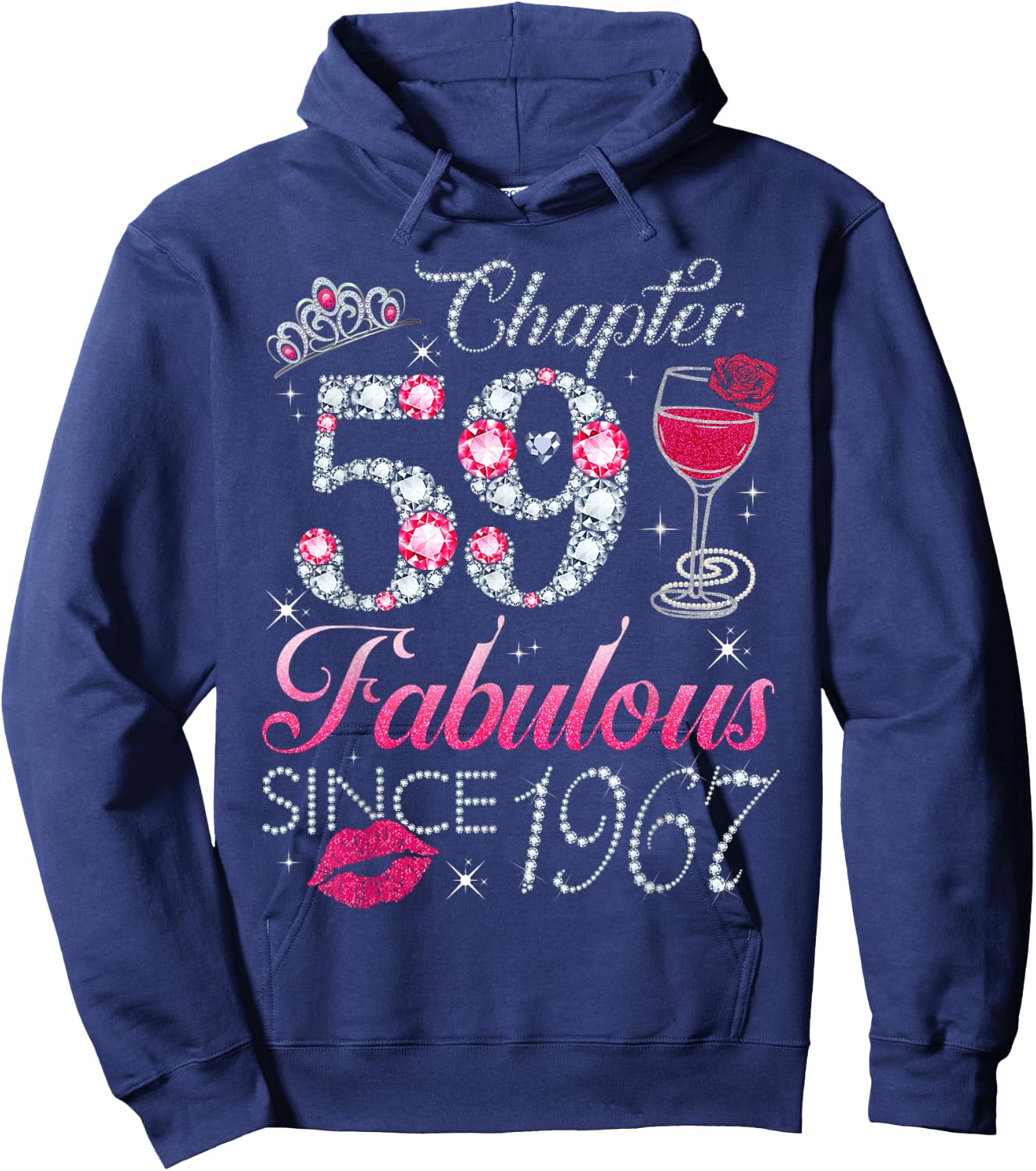 Chapter 59 Fabulous Since 1967 59Th Birthday Gift Hoodie - Hoodie | Navy