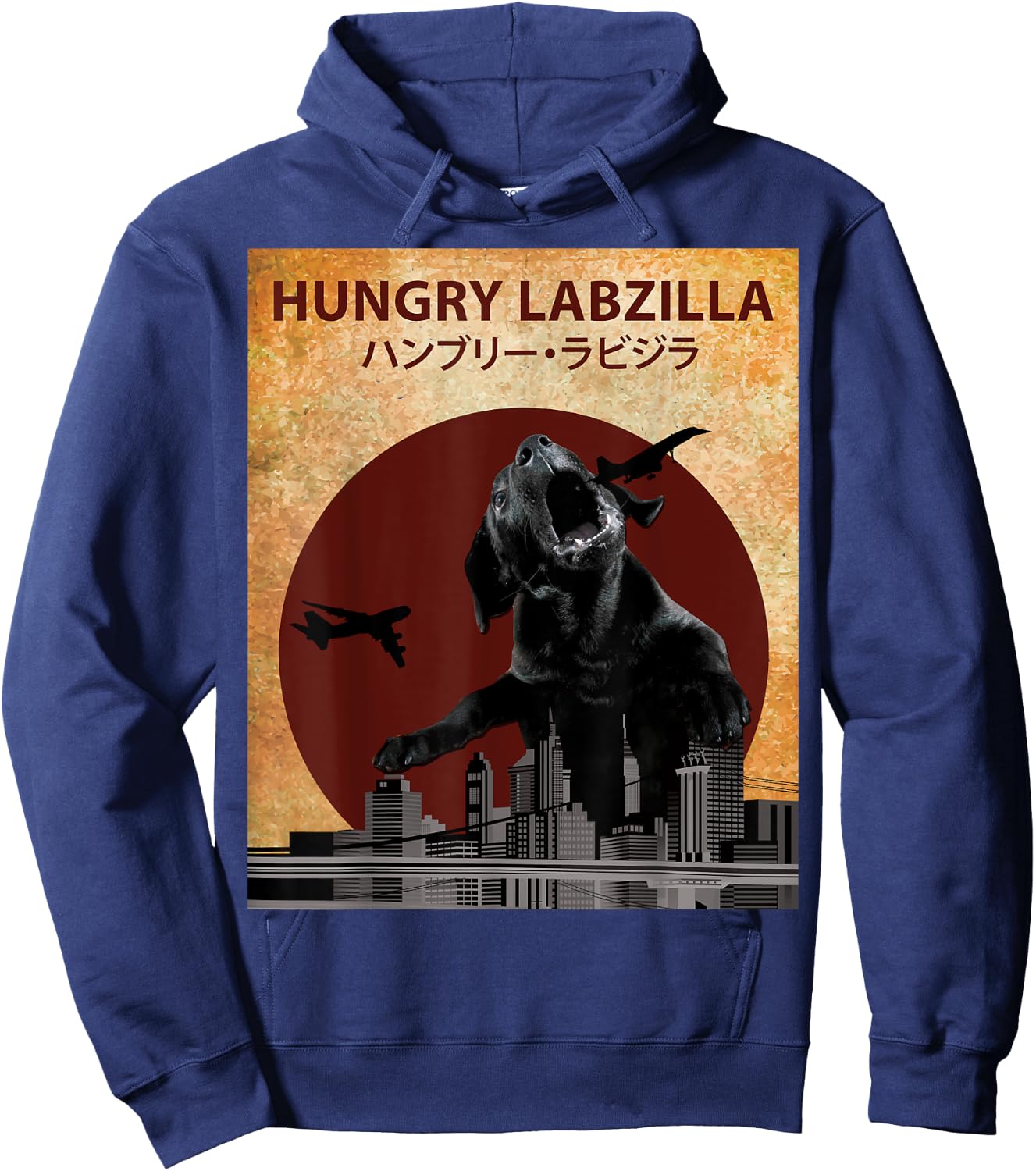 Labrador T shirt , Women, Kids Funny Dog Hoodie - Hoodie | Navy