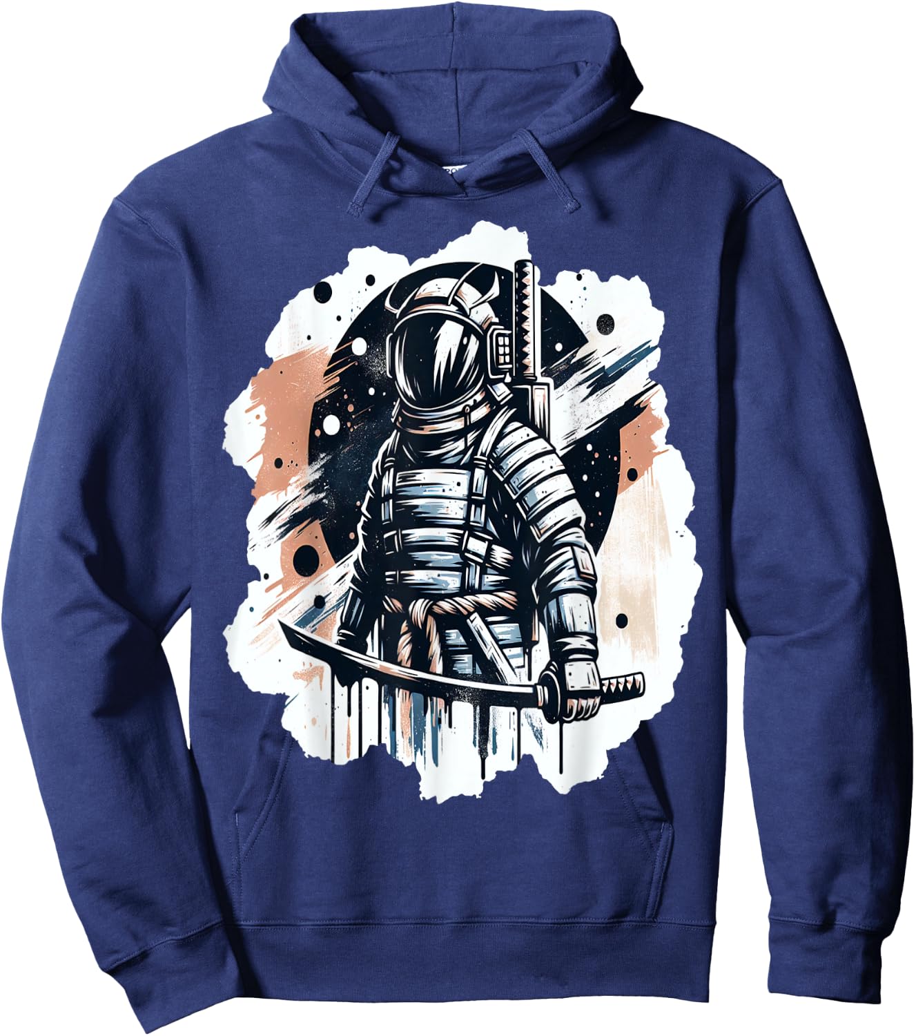 Samurai Astronaut Galaxy Warrior Costume Hoodie - Hoodie | Navy