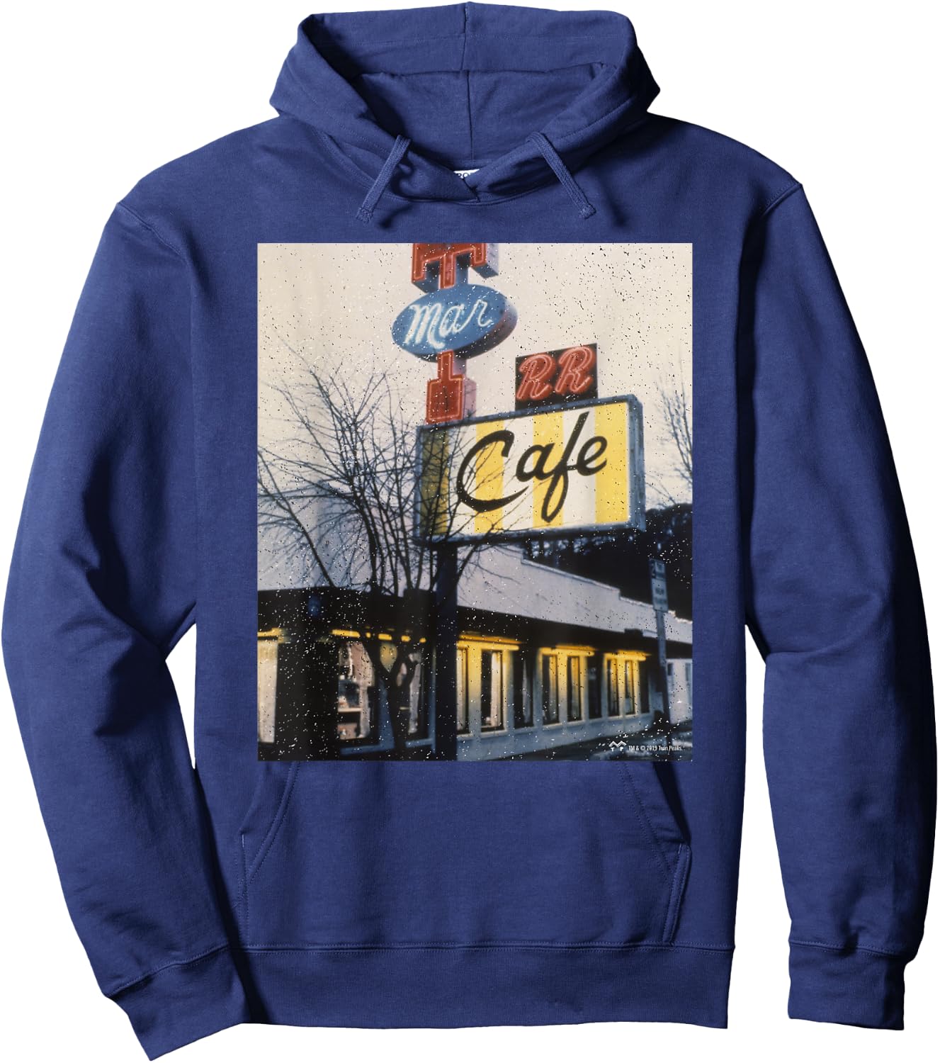 Twin Peaks Double R Diner Vintage Picture Hoodie - Hoodie | Navy