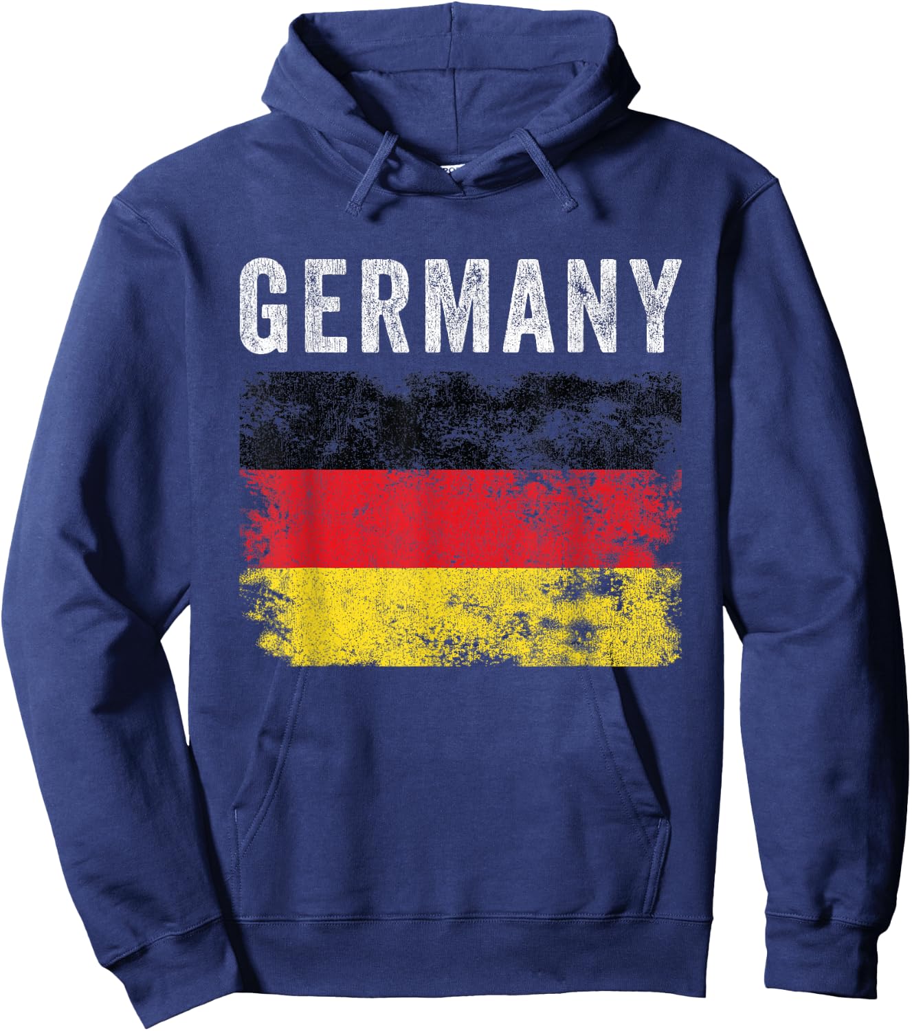Germany Flag Distressed - Men Women Kids - German Flag Hoodie - Hoodie | Navy