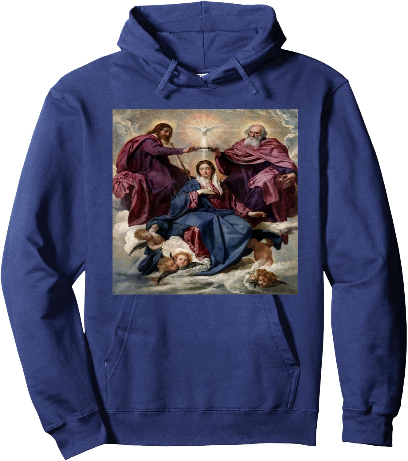 Coronation Of The Virgin Mary Hoodie - Hoodie | Navy