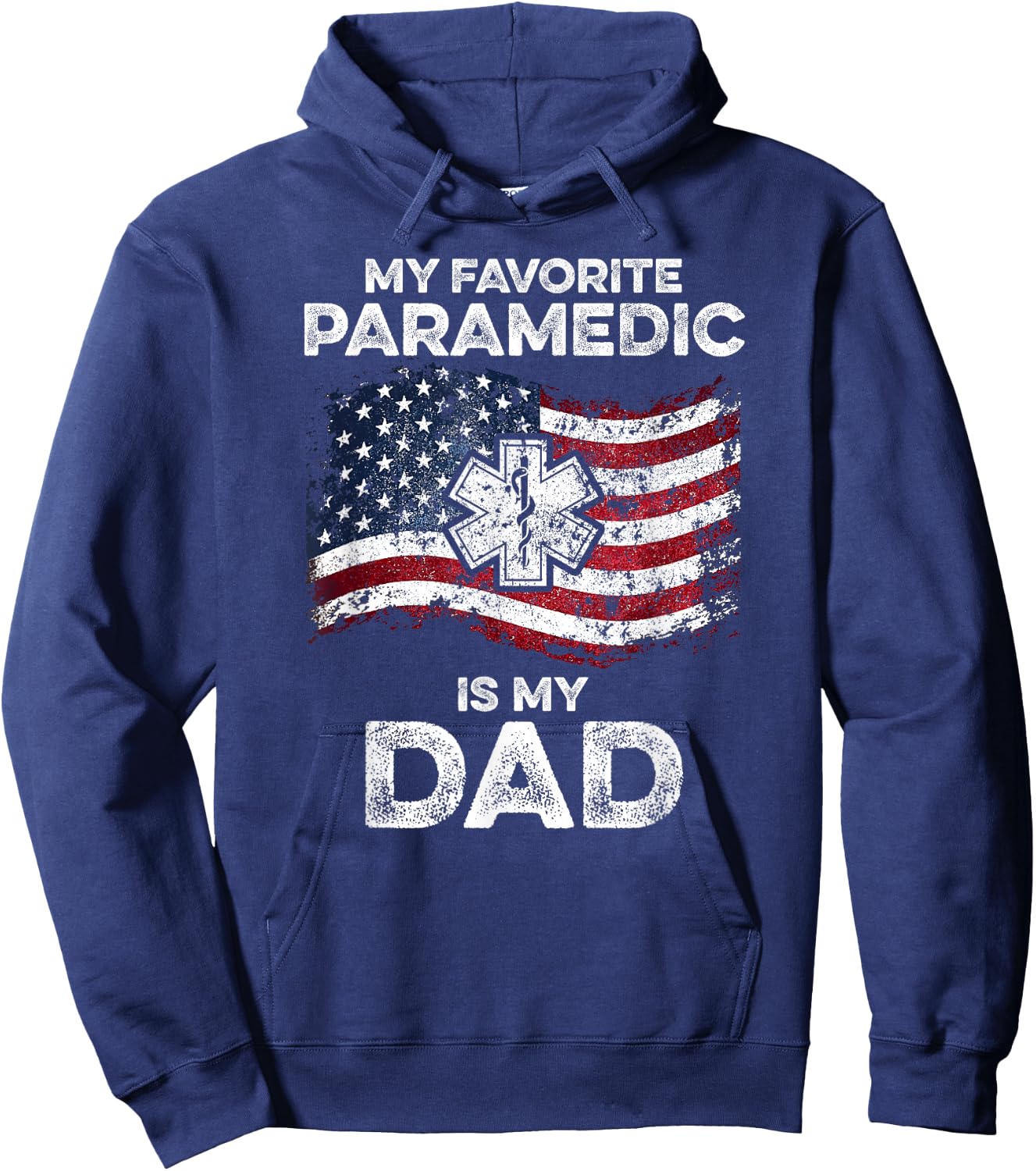 My Dad is My Favourite Paramedic Hoodie - Hoodie | Navy