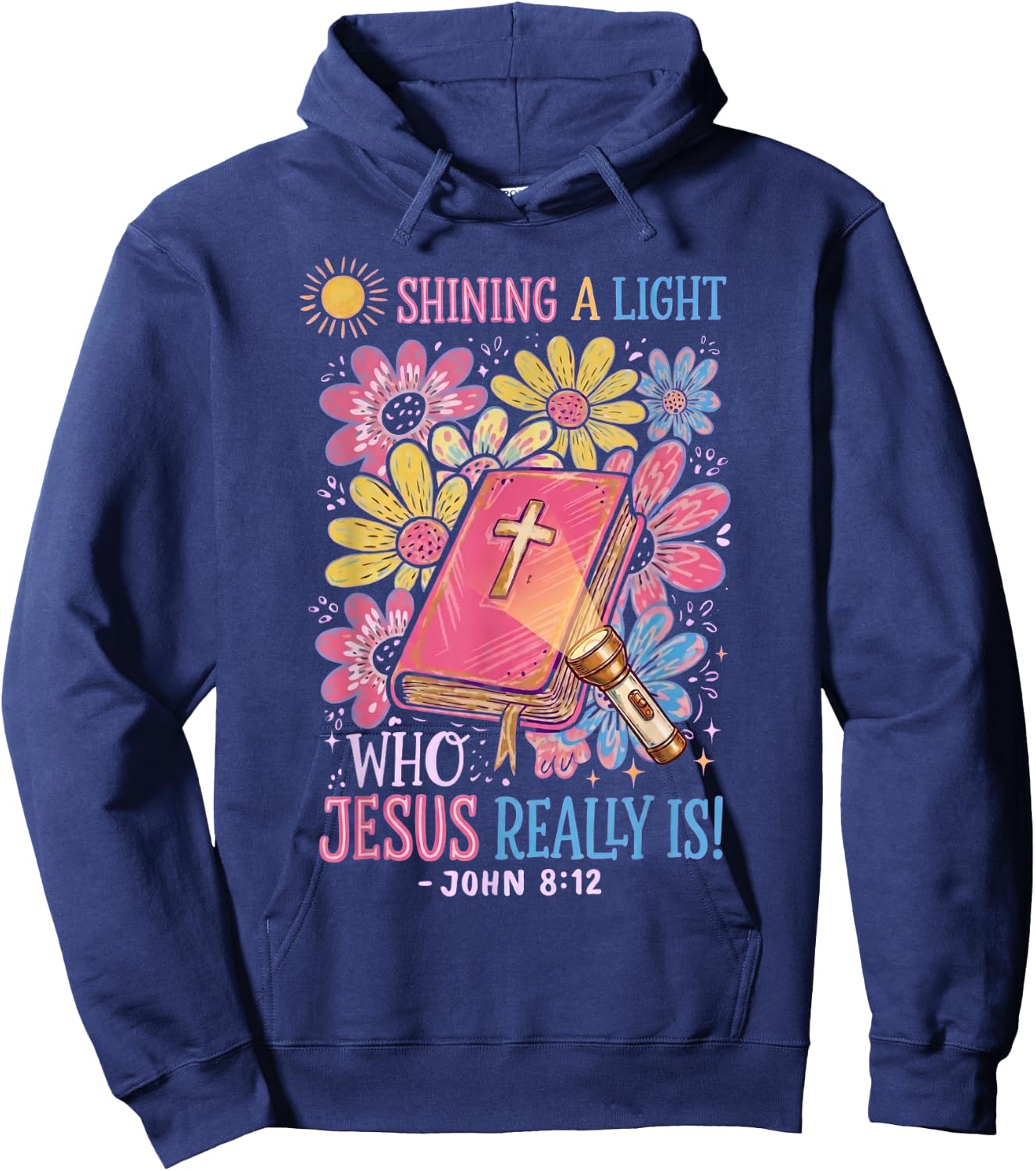 Jesus Light of The World Illumination Station VBS 2026 Hoodie - Hoodie | Navy