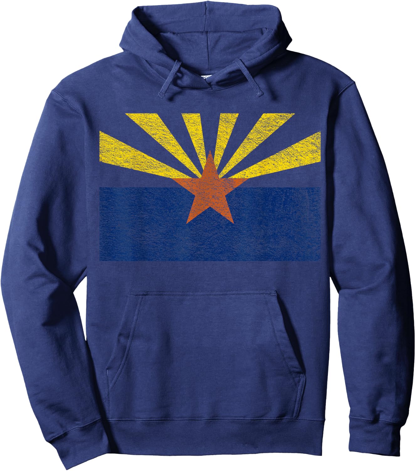 Arizona State Flag Hoodie - Hoodie | Navy
