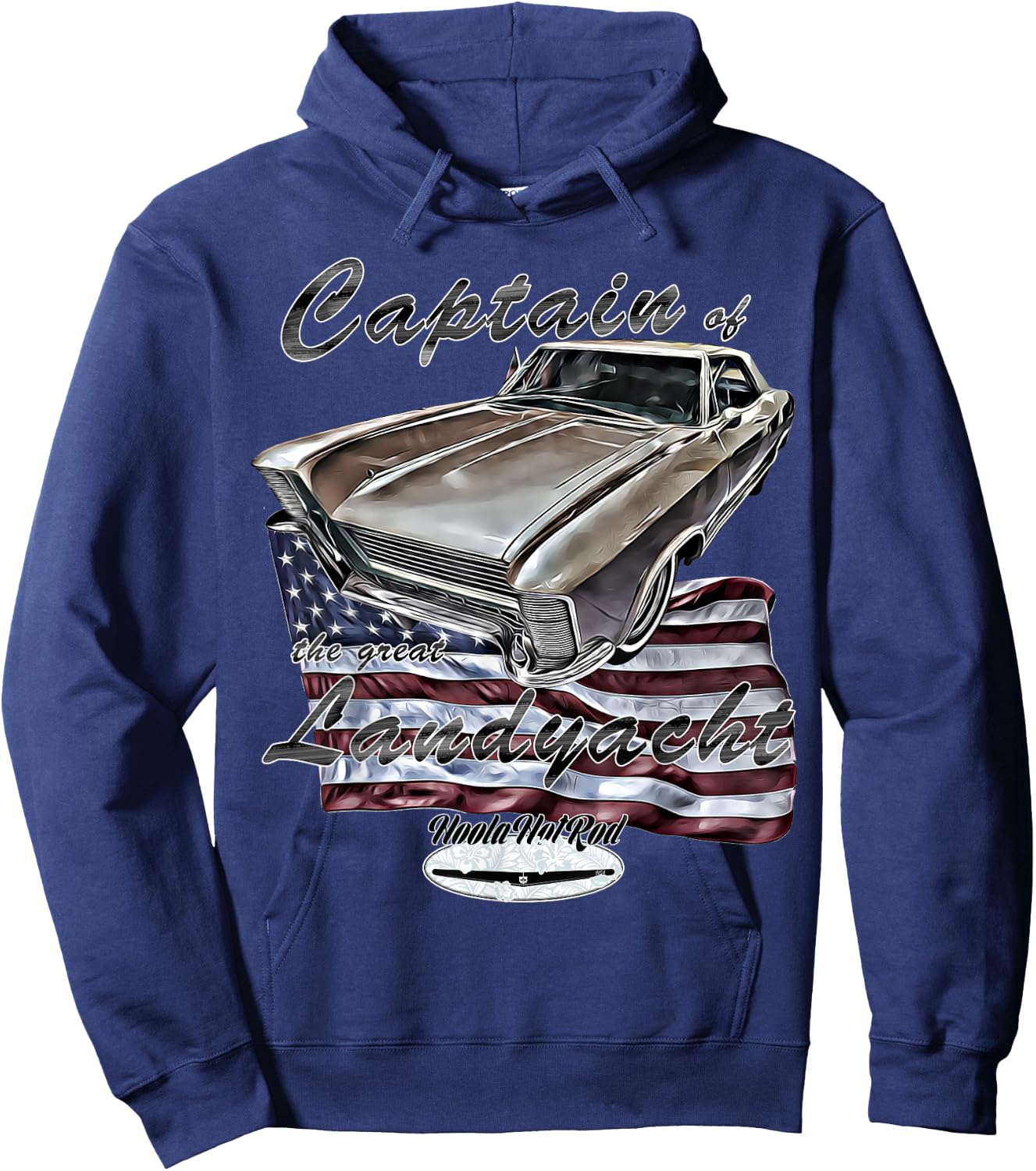 1965 Riviera, Hotrod, Muscle Car, Oldtimer, Vintage, Country Yacht Hoodie - Hoodie | Navy