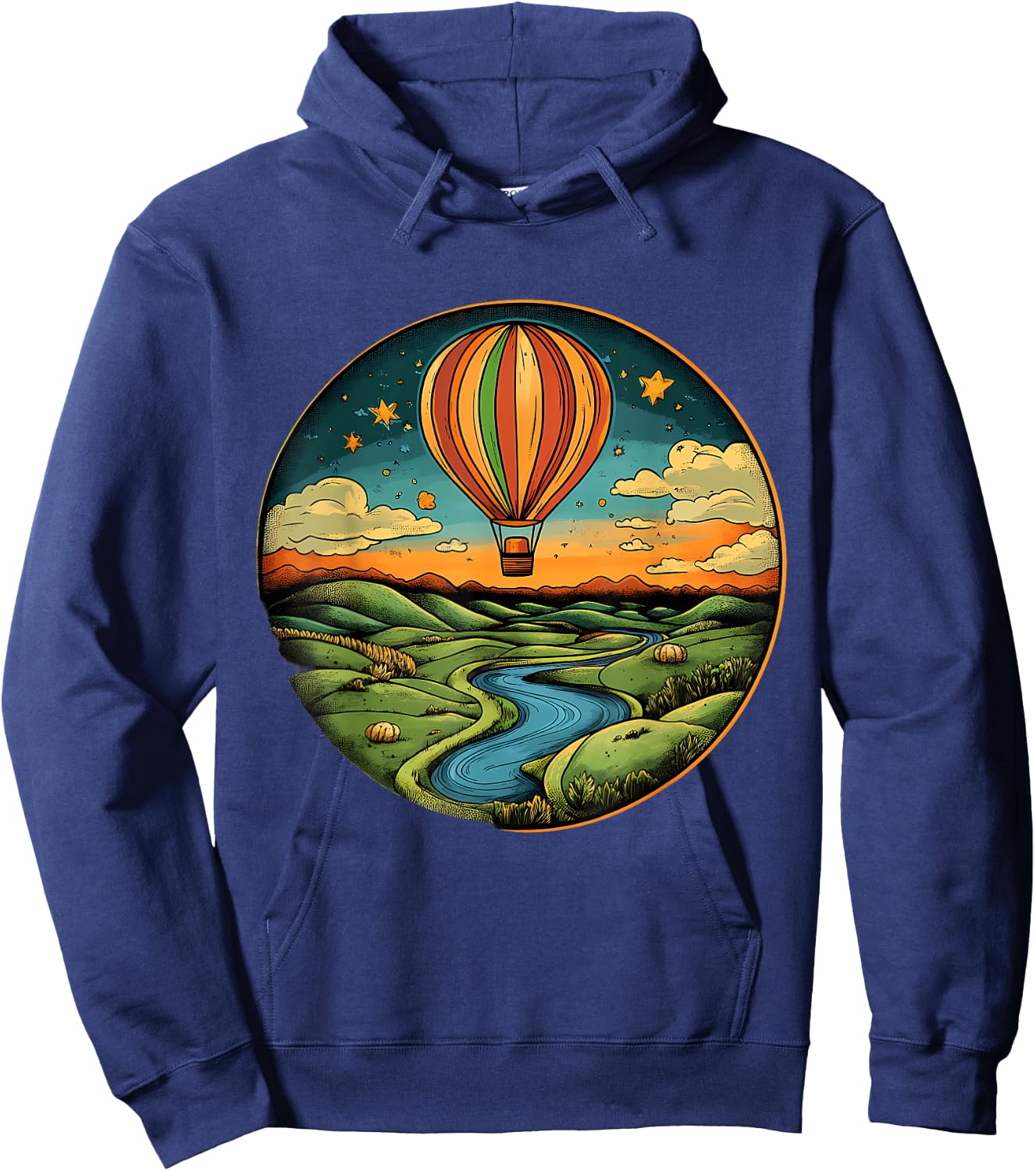 Hot Air Balloon Ride Festival Hot Air Ballooning Hoodie - Hoodie | Navy