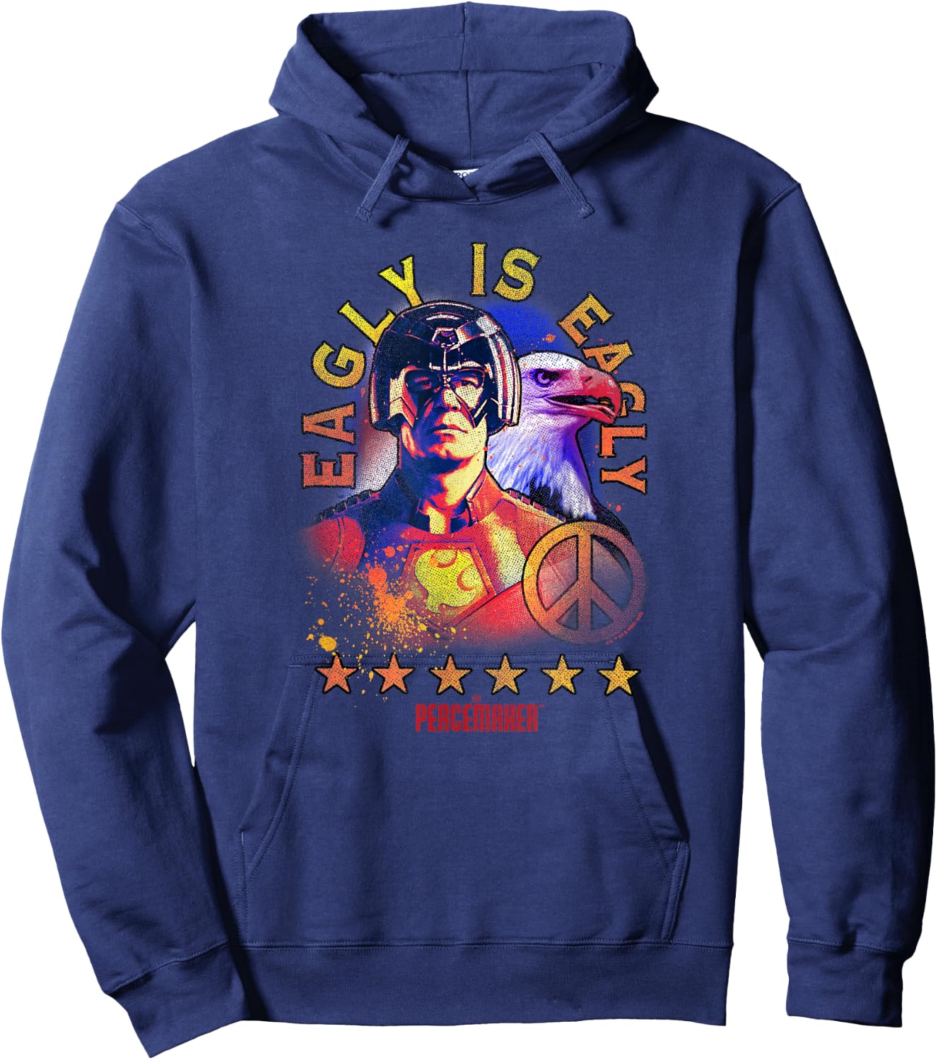 Peacemaker Eagly is Eagly Poster Hoodie - Hoodie | Navy