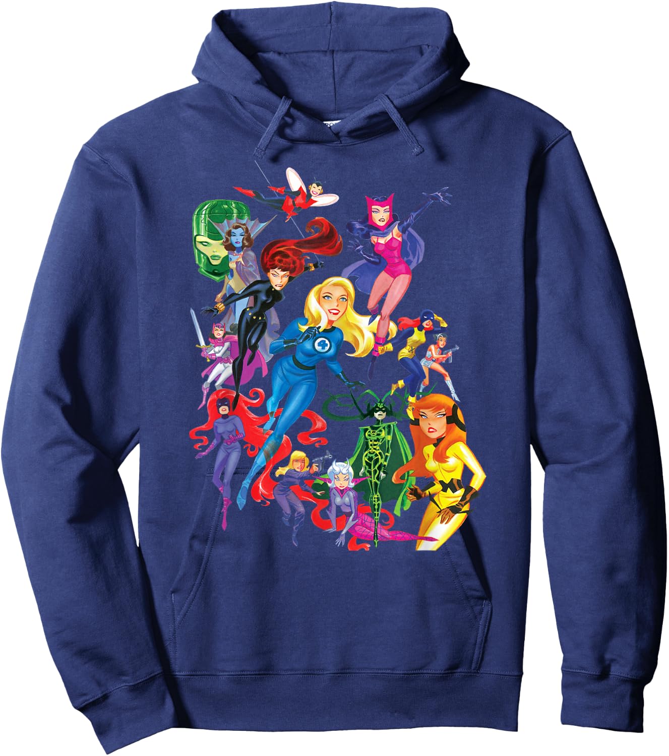 Women of Marvel Female Super Heroes Hoodie - Hoodie | Navy
