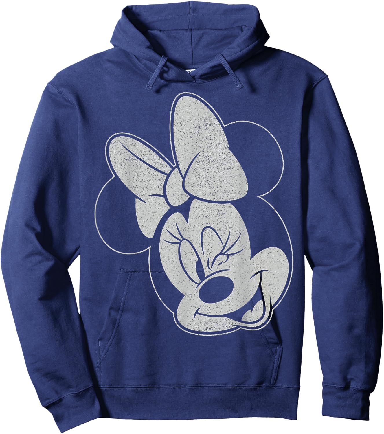 Disney Mickey And Friends Minnie Mouse Winking Portrait Hoodie - Hoodie | Navy