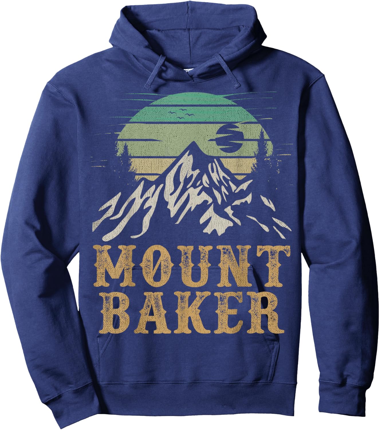 Mount Baker National Park Merchandise Hiking Mount Baker Hoodie - Hoodie | Navy